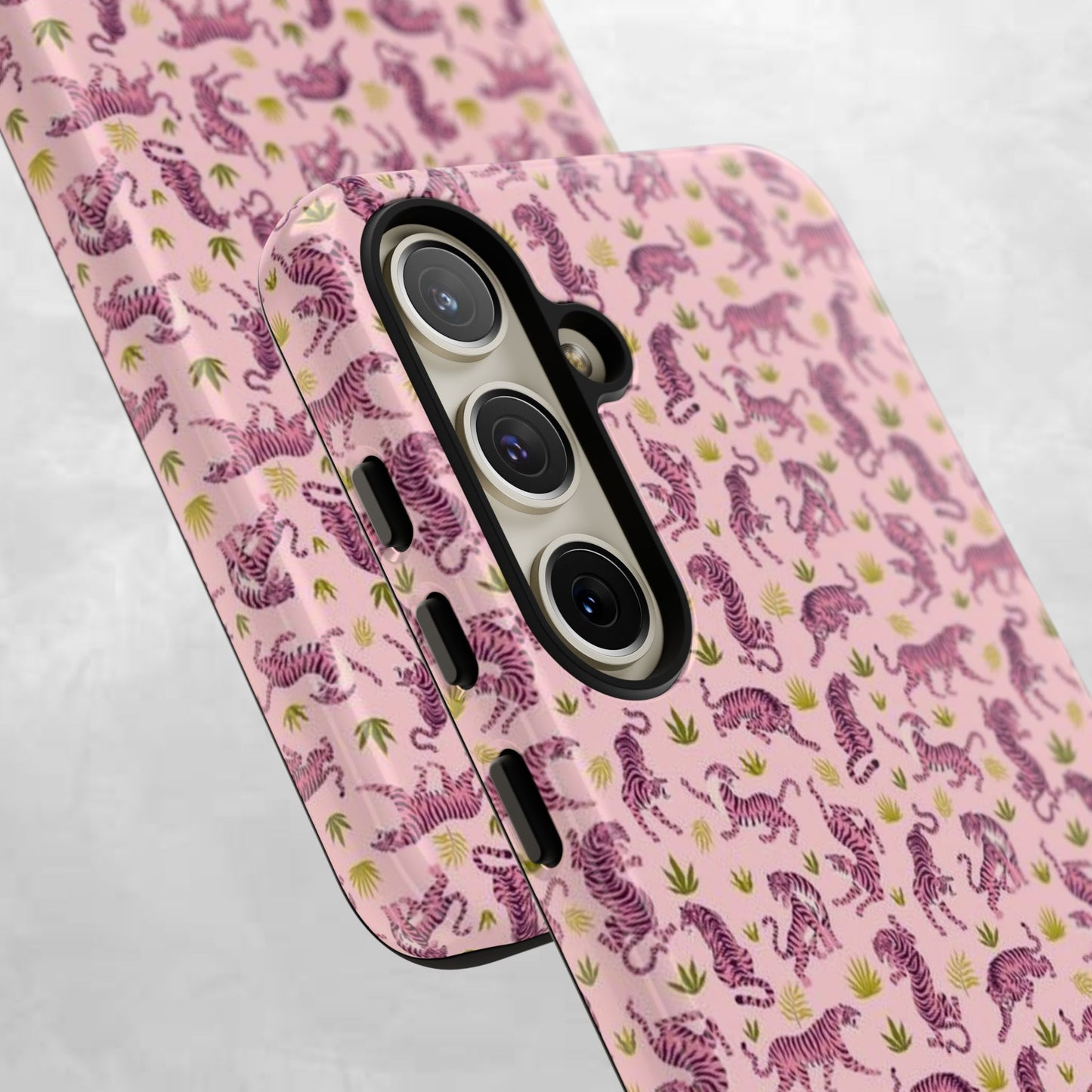 Pink Tiger Pattern Phone Case - Tough Cases