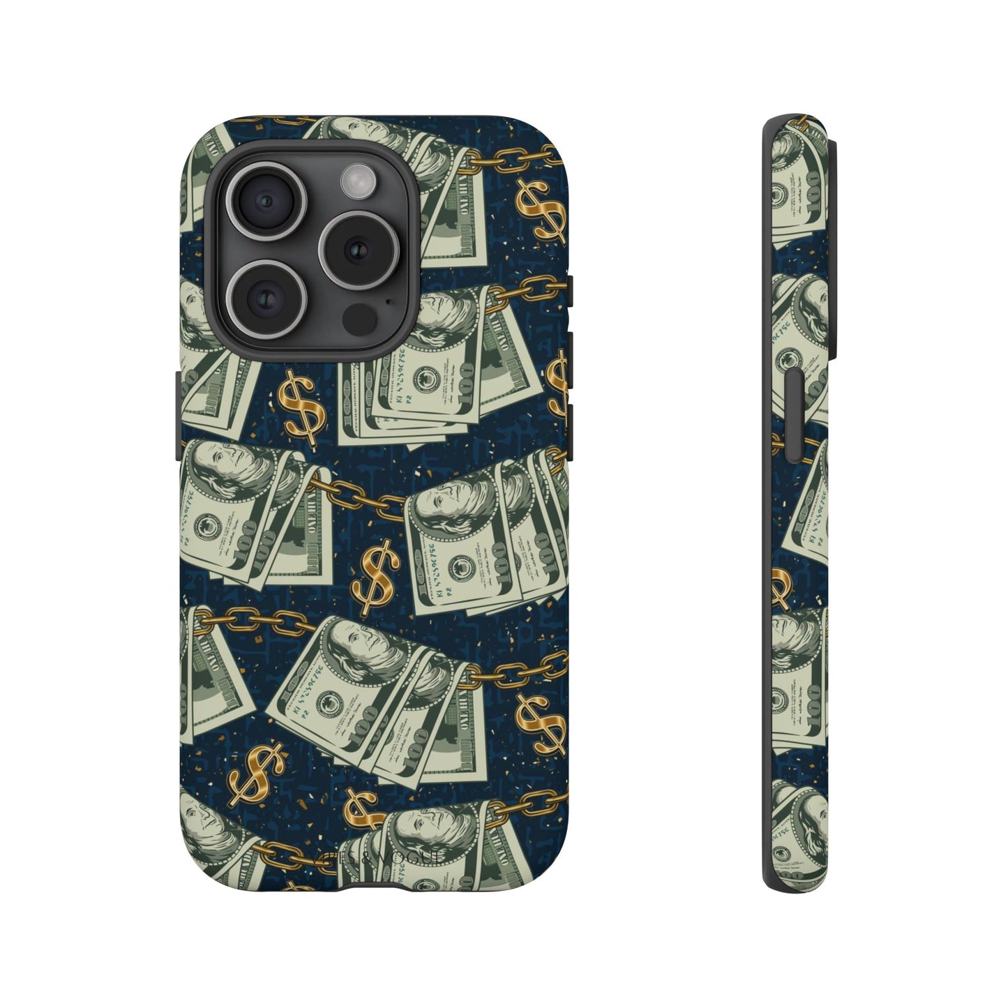 Money Motivation Phone Case, Tough Cases for iPhone, Money Design Phone Accessory, Trendy Tech Gifts, Unique Phone Cover