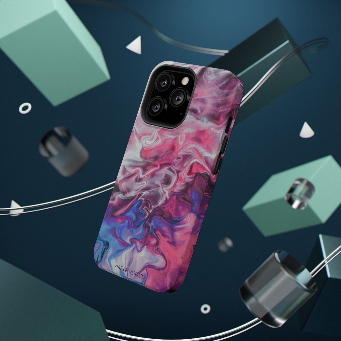 Vibrant Phone Case for Trendsetters | Abstract Marble Design, Impact-Resistant, Stylish Tech Accessory, Perfect Gift