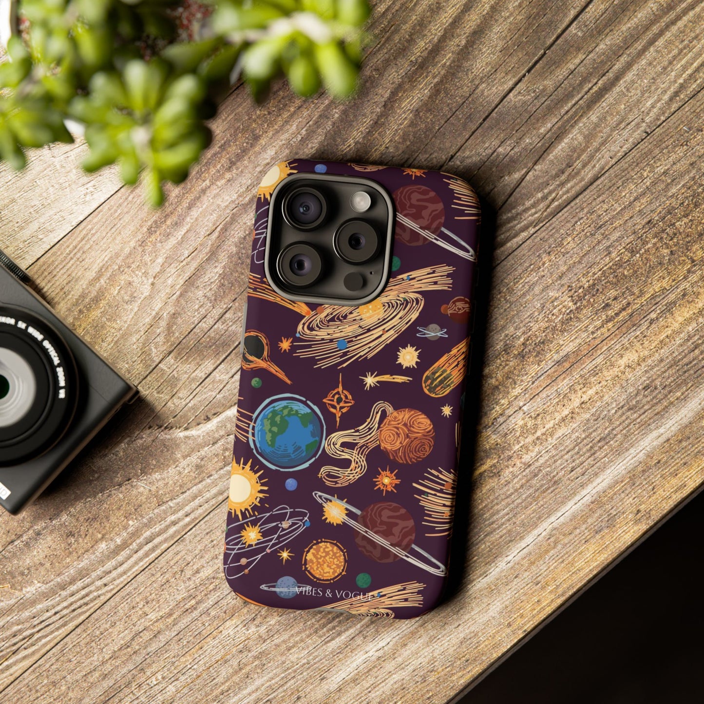 Space-Themed Phone Case - Cosmic Galaxy Design, Durable Protective Cover, Unique Gift, Celestial Lover's Accessory
