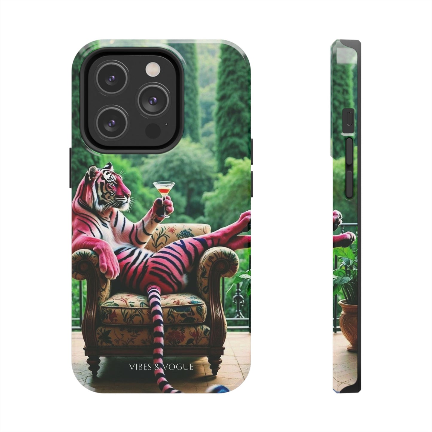 Relaxed Tiger Phone Case | Tough Case for Animal Lovers, Unique Gift for Friends, Stylish Tech Accessories, Fun Phone Cover, Vibrant Design