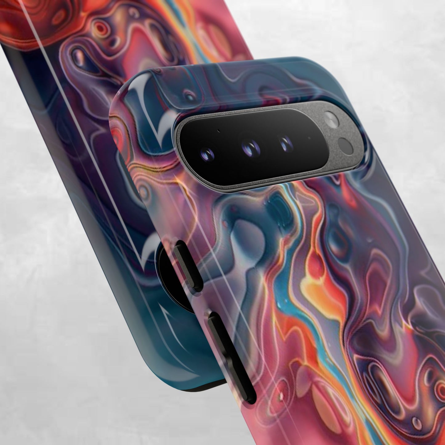 Colorful Phone Case, Abstract Print Cover, Tough Cases for Protection, Gift for Her, Modern Design, Trendy Mobile Accessory