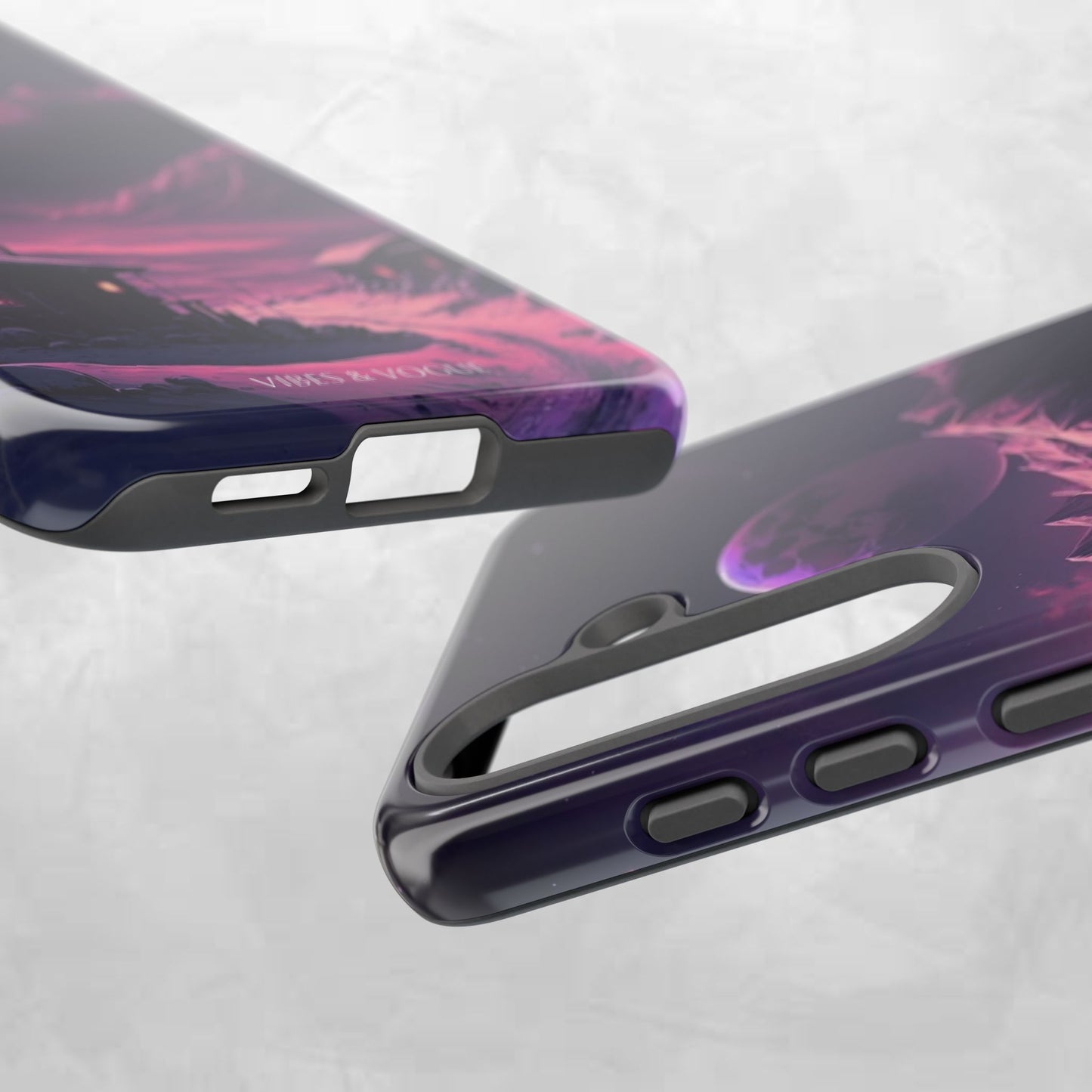Futuristic Phone Case, Galaxy Aesthetic, Cosmic Art, Stylish Protection, Gifts for Tech Lovers