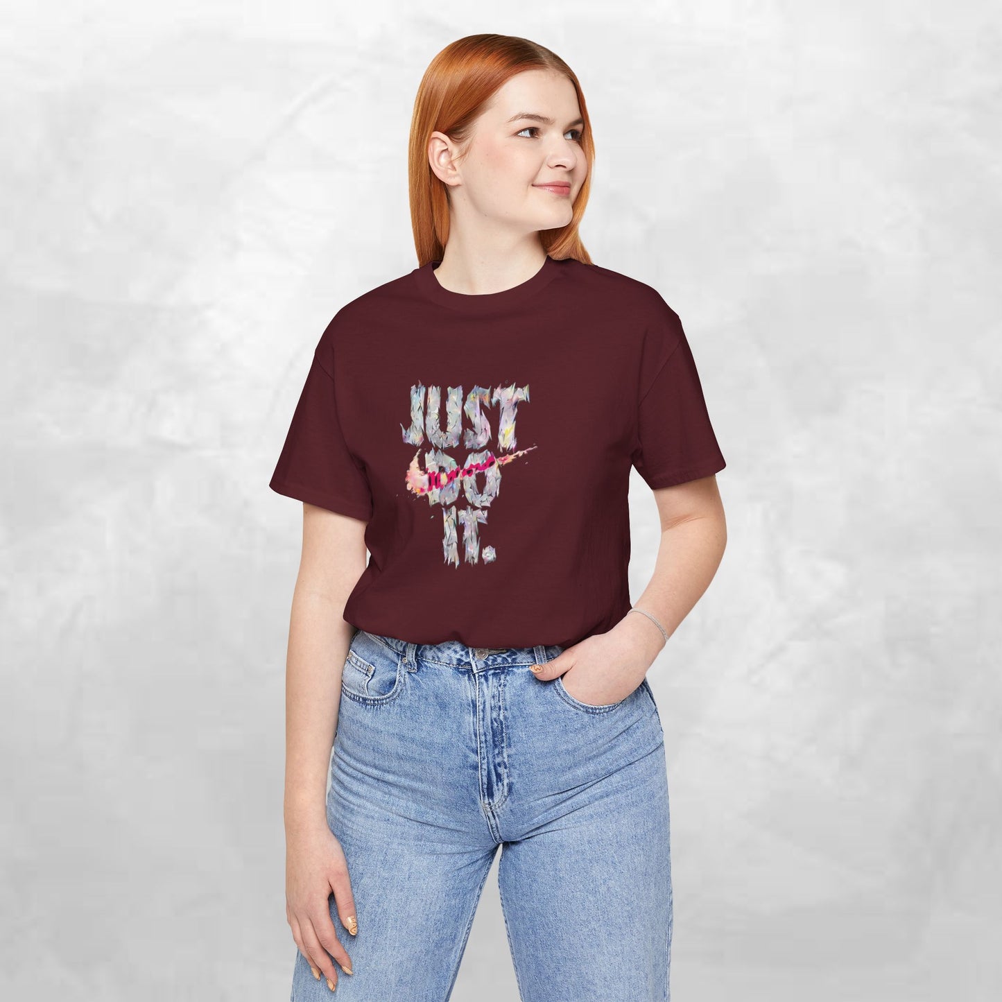 Motivational Graphic Tee - Unisex Jersey Short Sleeve T-Shirt, Just Do It Shirt, Casual Wear, Fitness Apparel, Gift Idea