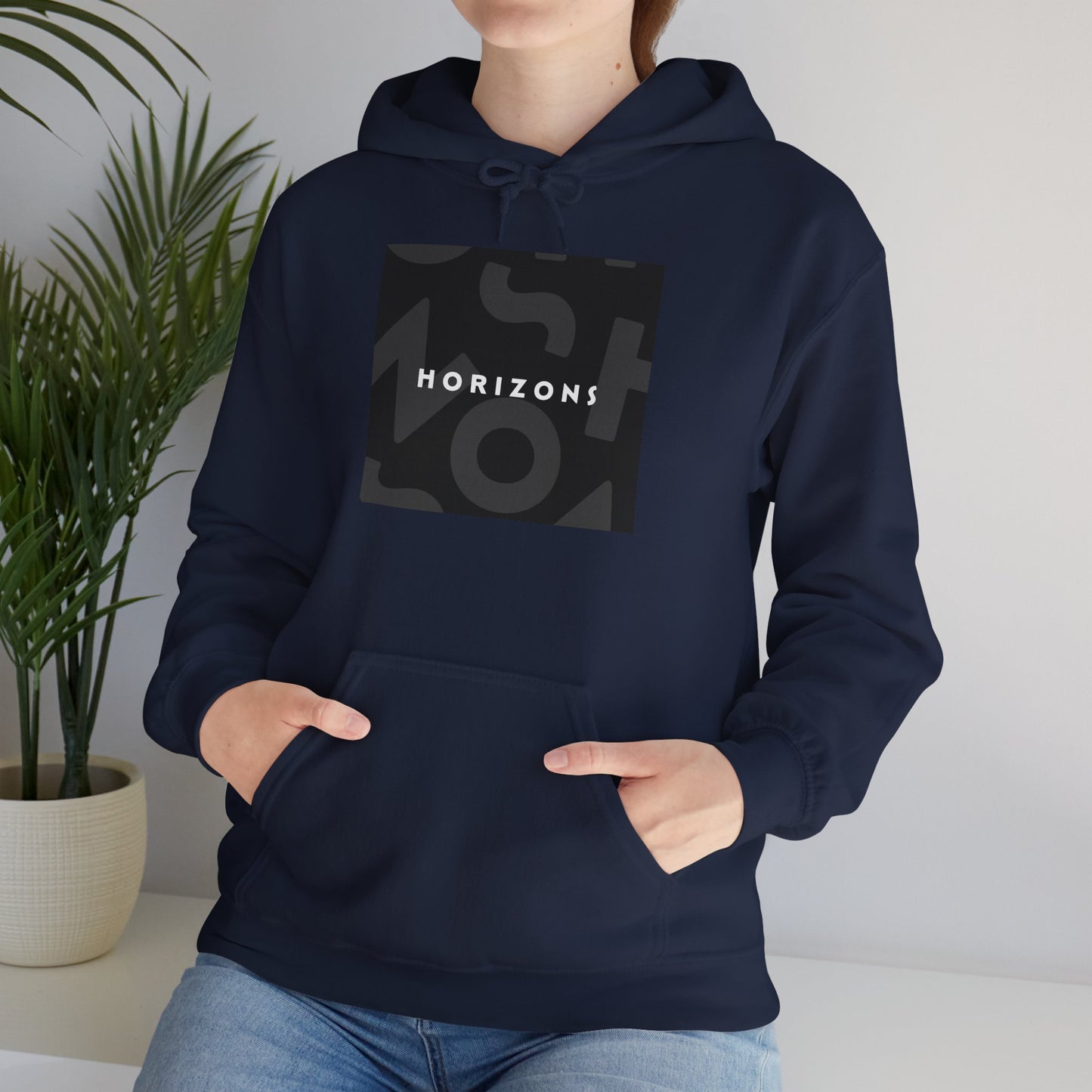Horizons Unisex Heavy Blend™ Hooded Sweatshirt - Cozy Graphic Hoodie for Casual Wear
