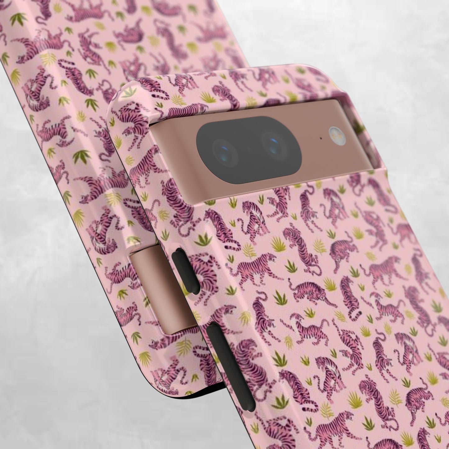 Pink Tiger Pattern Phone Case - Tough Cases