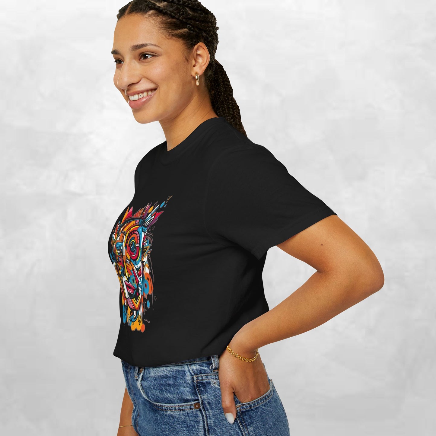 Vibrant Abstract Art Unisex T-Shirt - Casual Wear for Art Lovers