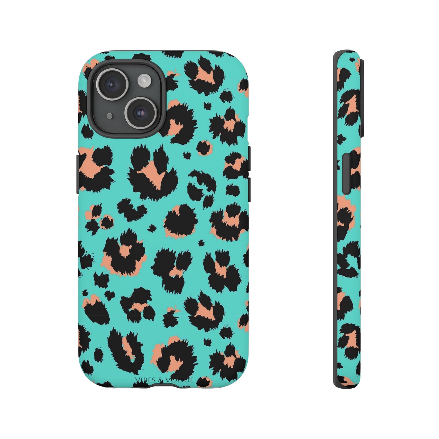 Leopard Print Phone Case, Tough Phone Case, Wild Style Accessory, Animal Print Cover, Stylish Phone Protection