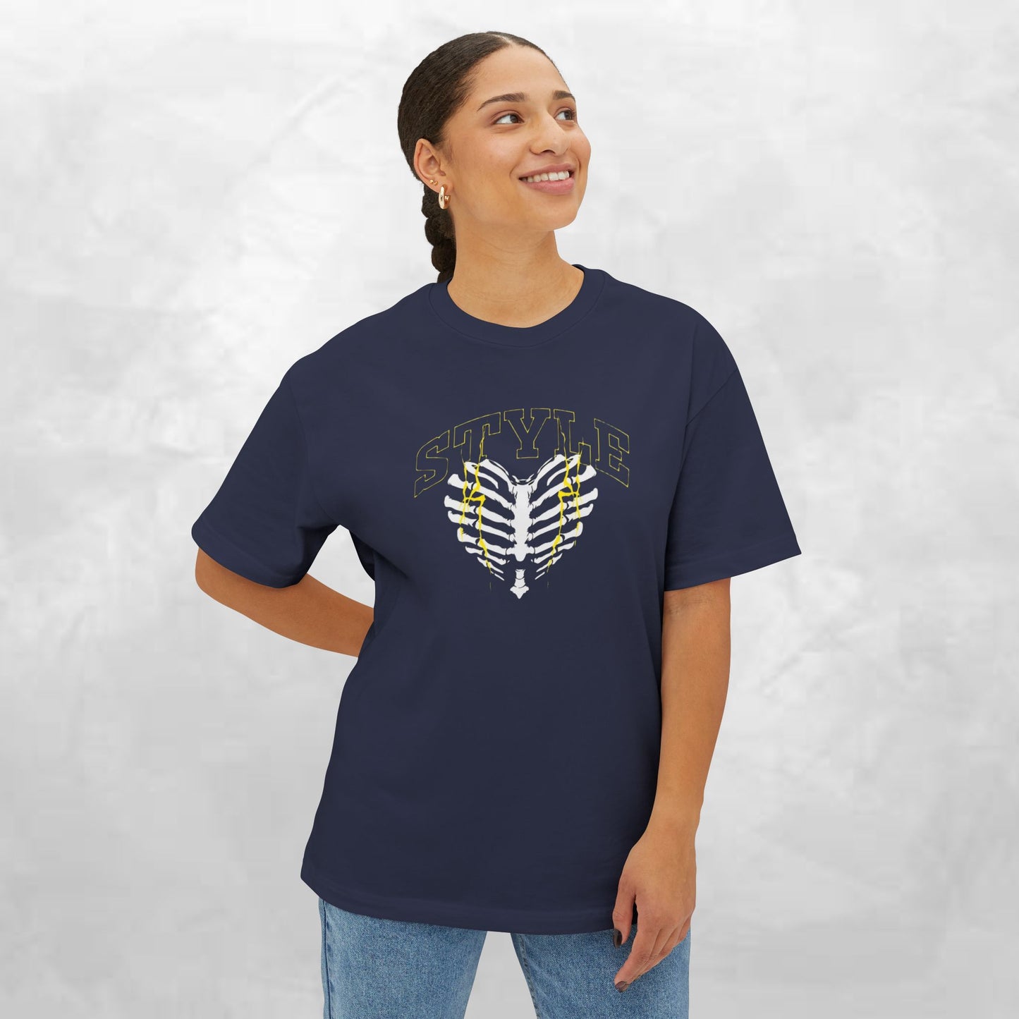 Stylish Oversized Boxy Tee for Trendy Comfort, Urban Fashion, Streetwear, Casual Vibes, Unisex Gift, Everyday Wear