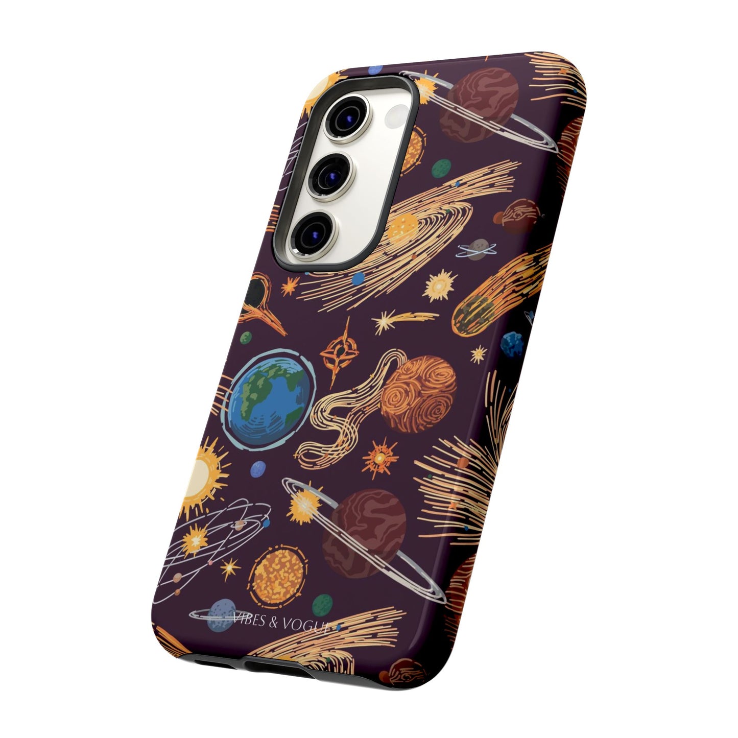 Space-Themed Phone Case - Cosmic Galaxy Design, Durable Protective Cover, Unique Gift, Celestial Lover's Accessory