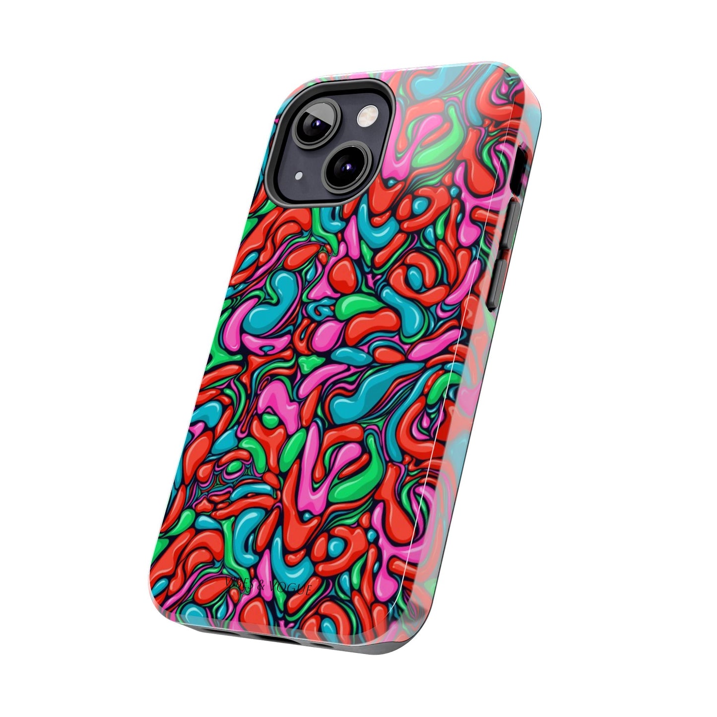 Vibrant Tough Phone Cases - Colorful Abstract Designs for Teens & Adults, Perfect Gift for Birthdays, Holidays, & Everyday Use