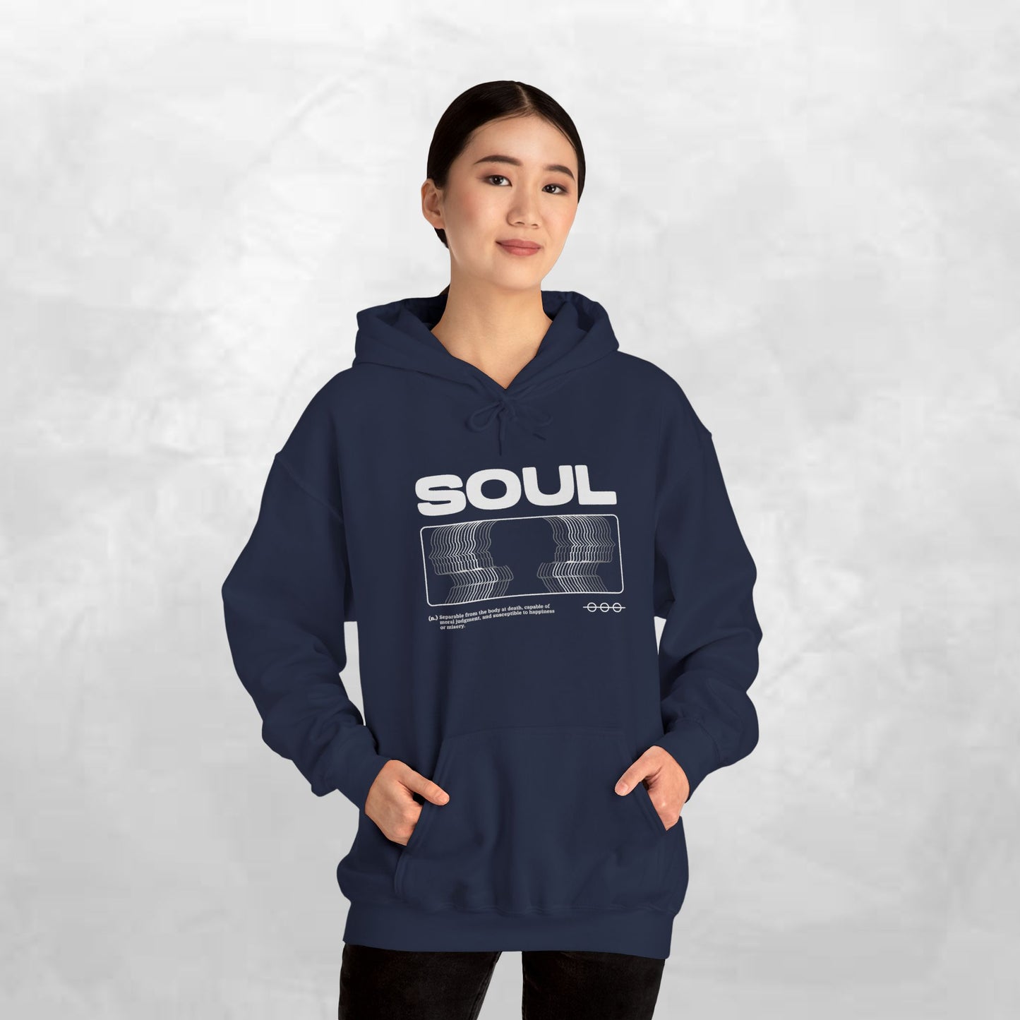 Soul Graphic Hoodie — Retro VHS Silhouette Streetwear