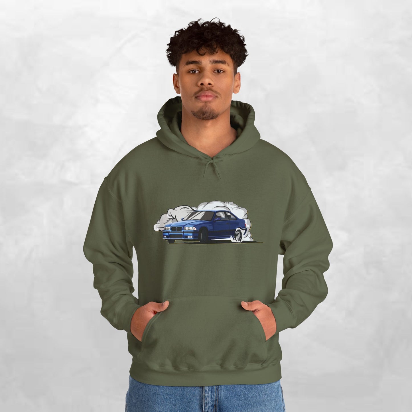 Cool Car Graphic Hoodie for Auto Lovers, Vintage Sweatshirt, Perfect Gift for Car Enthusiasts, Casual Wear, Unisex Hoodie