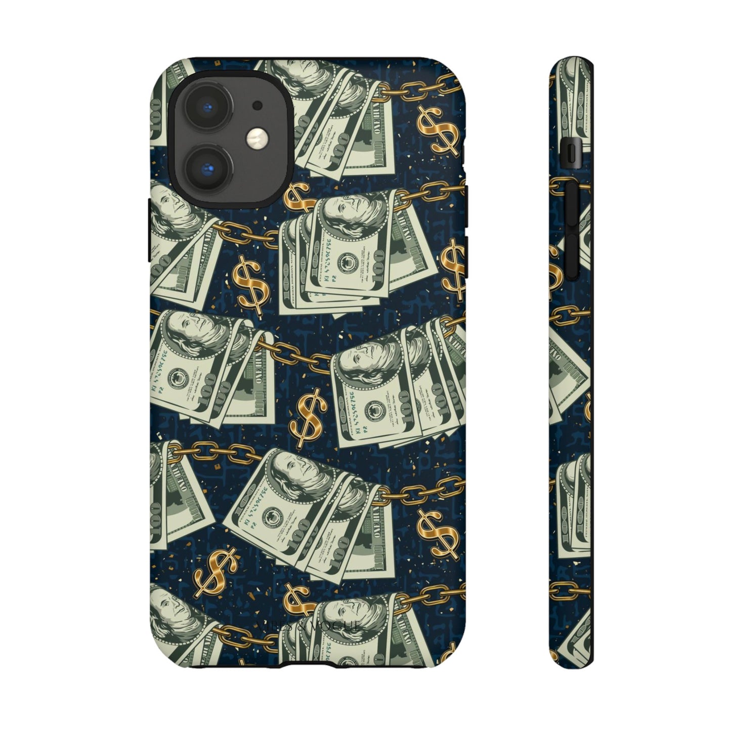 Money Motivation Phone Case, Tough Cases for iPhone, Money Design Phone Accessory, Trendy Tech Gifts, Unique Phone Cover