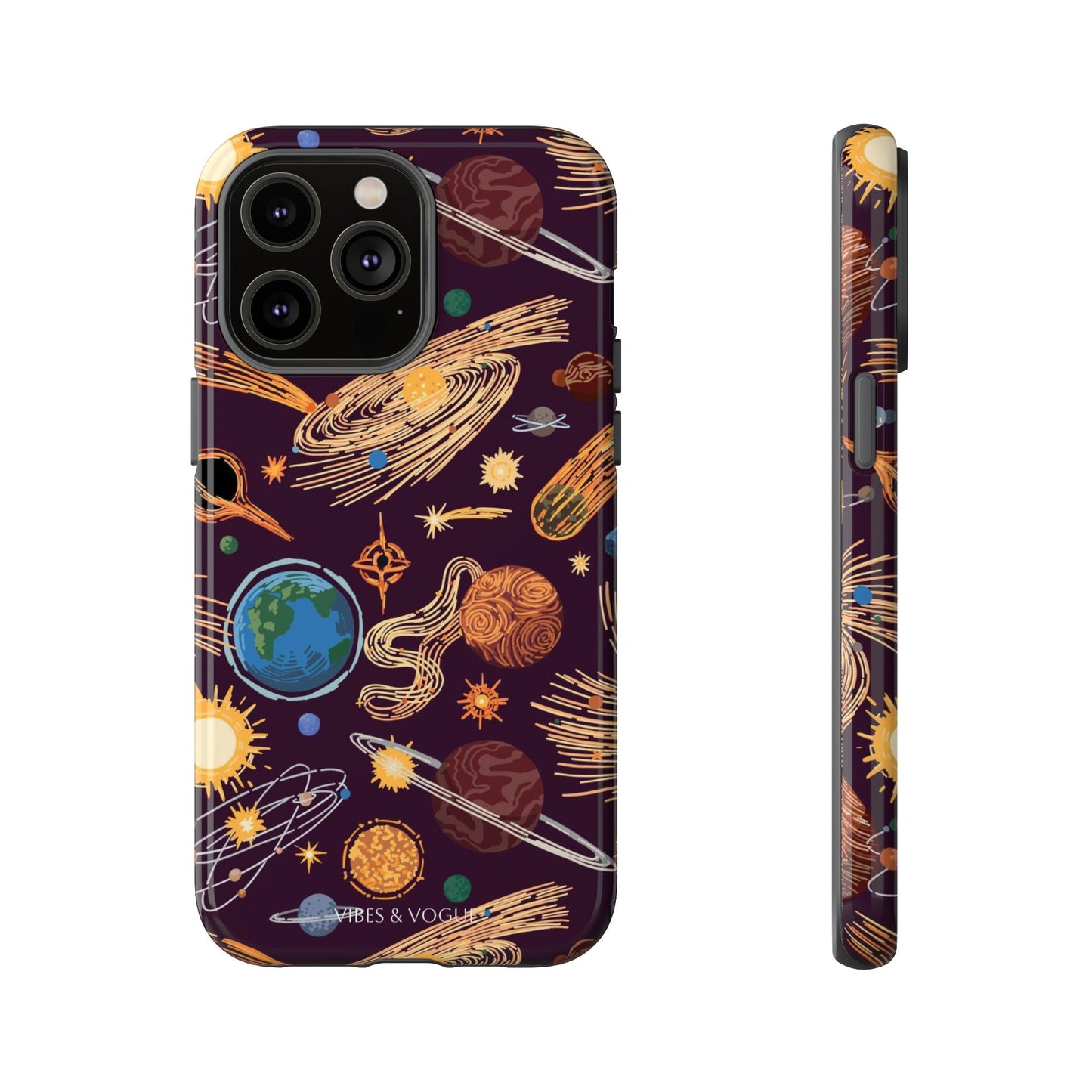 Space-Themed Phone Case - Cosmic Galaxy Design, Durable Protective Cover, Unique Gift, Celestial Lover's Accessory