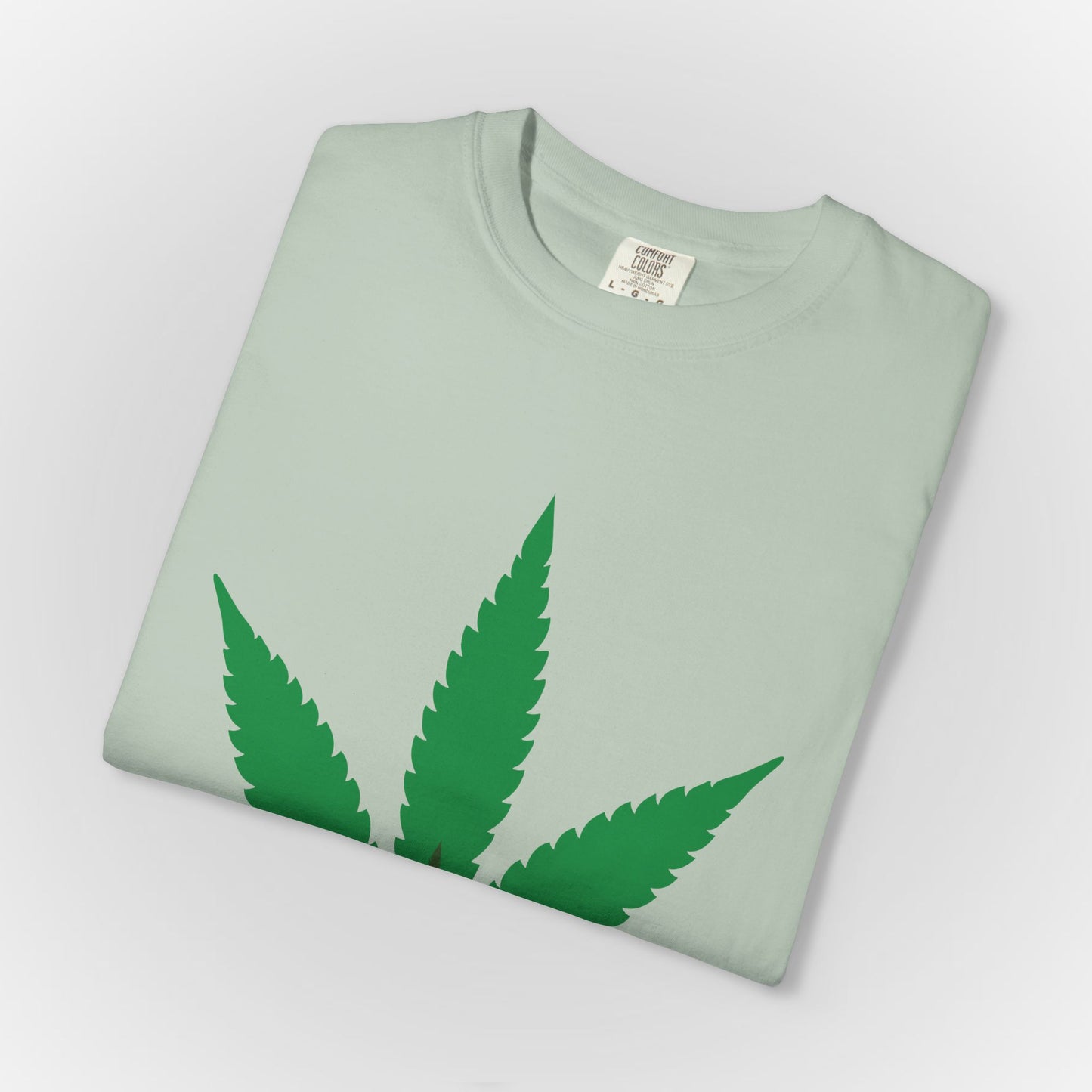 Organic Cannabis Leaf Unisex T-Shirt | Eco-Friendly Apparel for Green Living