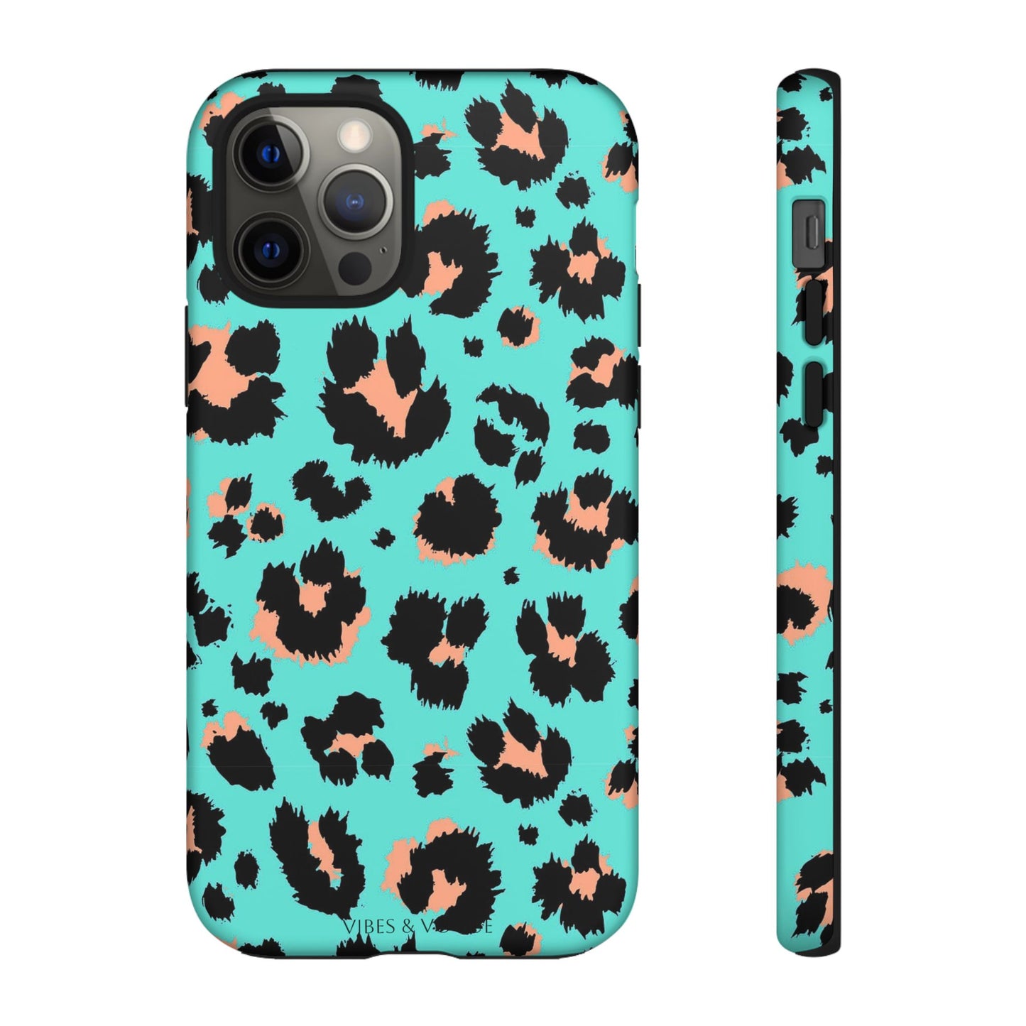 Leopard Print Phone Case, Tough Phone Case, Wild Style Accessory, Animal Print Cover, Stylish Phone Protection