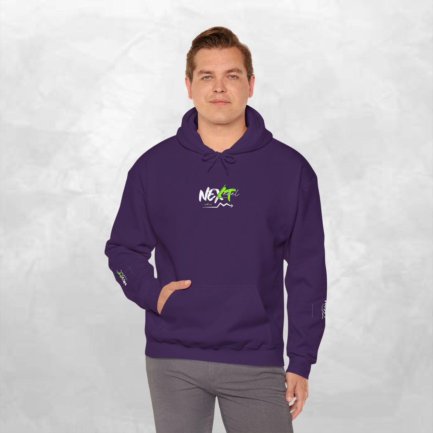 Next Wave Hoodie — Black Streetwear Hoodie with Neon Green Graphic