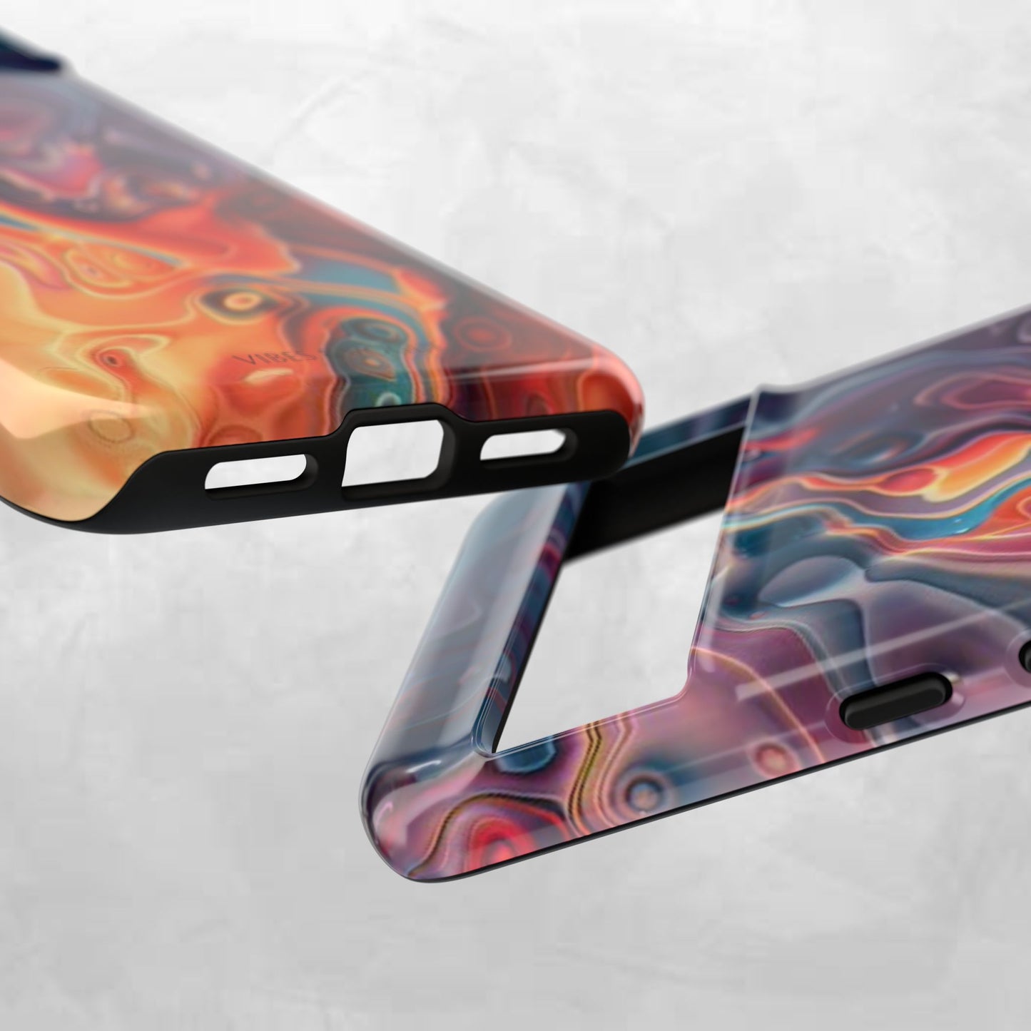 Colorful Phone Case, Abstract Print Cover, Tough Cases for Protection, Gift for Her, Modern Design, Trendy Mobile Accessory