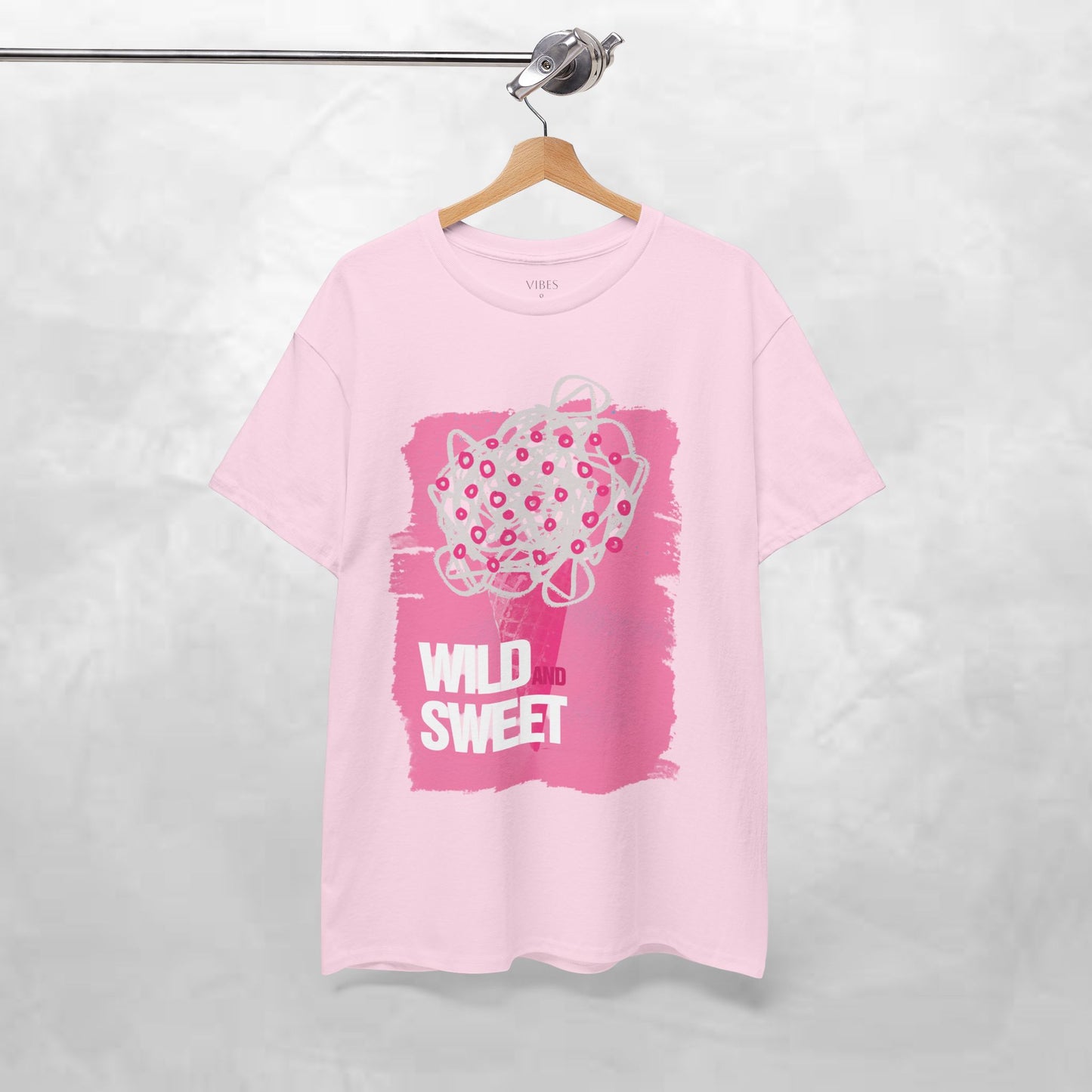 Wild and Sweet Unisex Heavy Cotton Tee - Playful Graphic Shirt for Fun-Loving Individuals