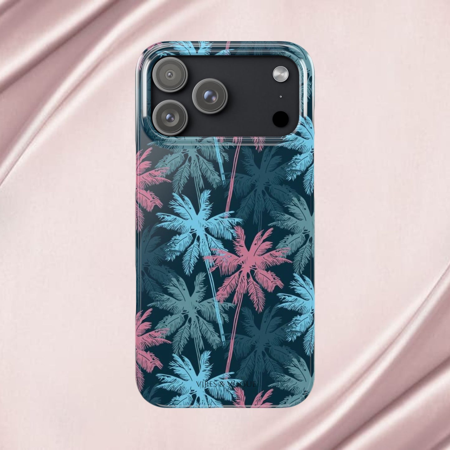 Tropical Vibes Slim Phone Case - Summer Botanical Design