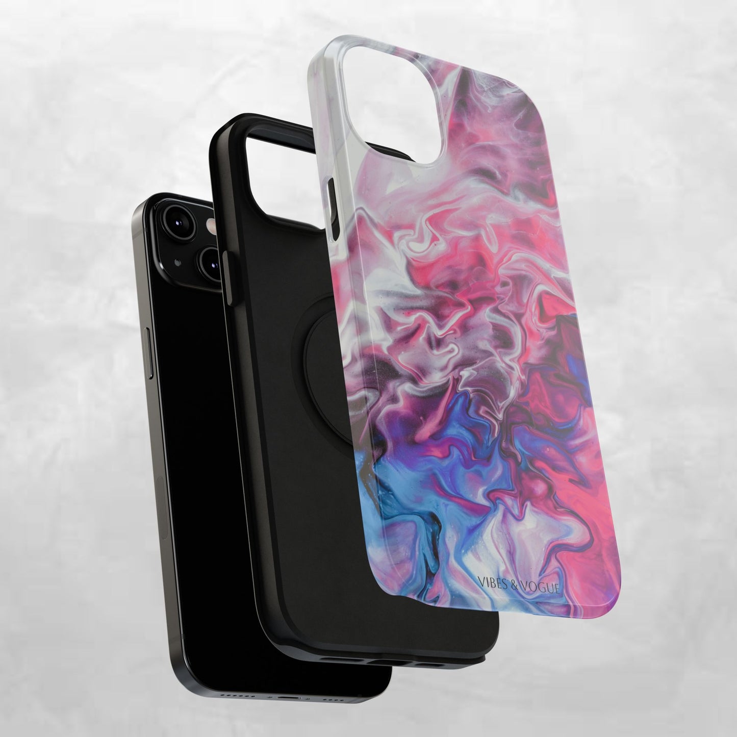 Vibrant Phone Case for Trendsetters | Abstract Marble Design, Impact-Resistant, Stylish Tech Accessory, Perfect Gift