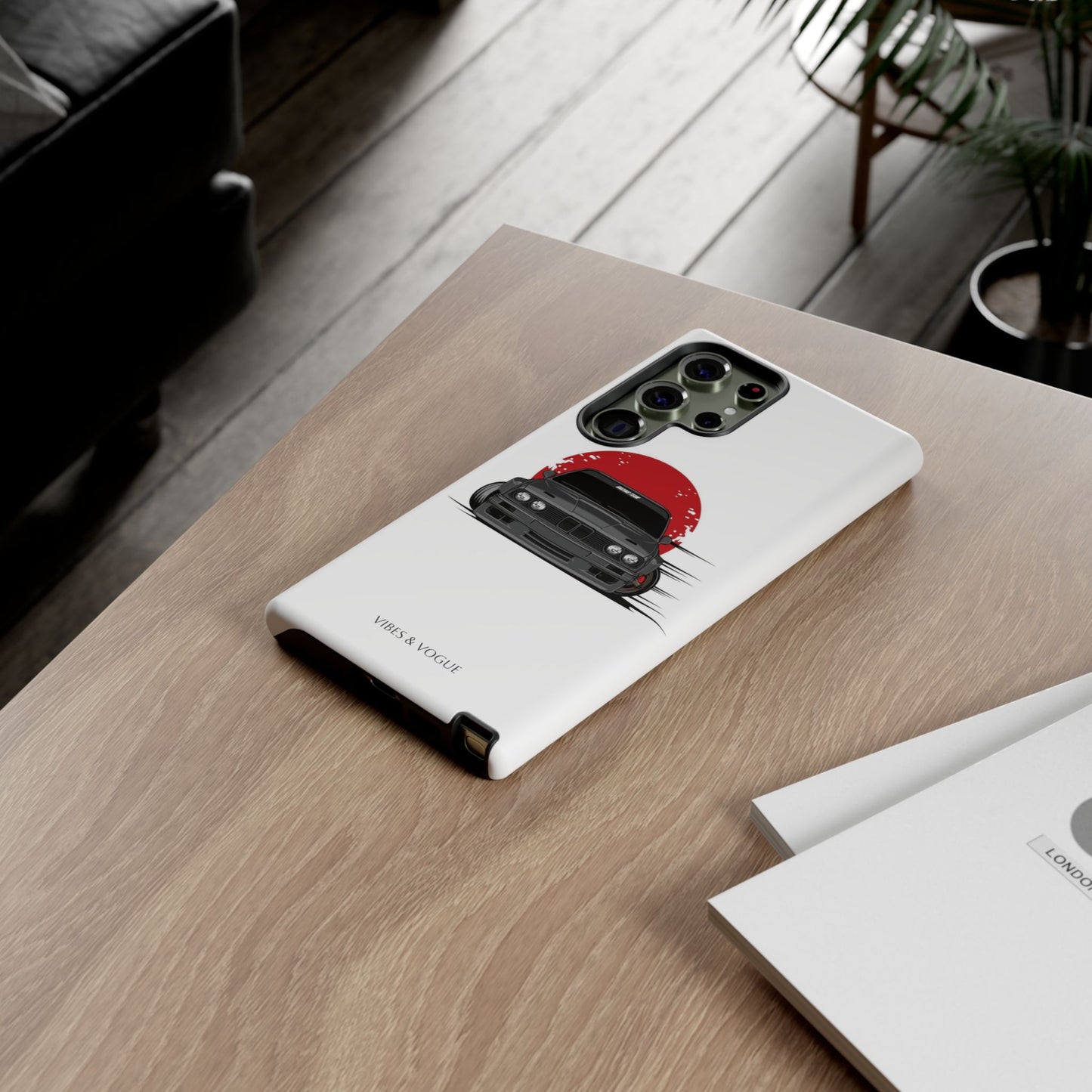 Tough Cases – Retro Racing Car Phone Case for Auto Enthusiasts