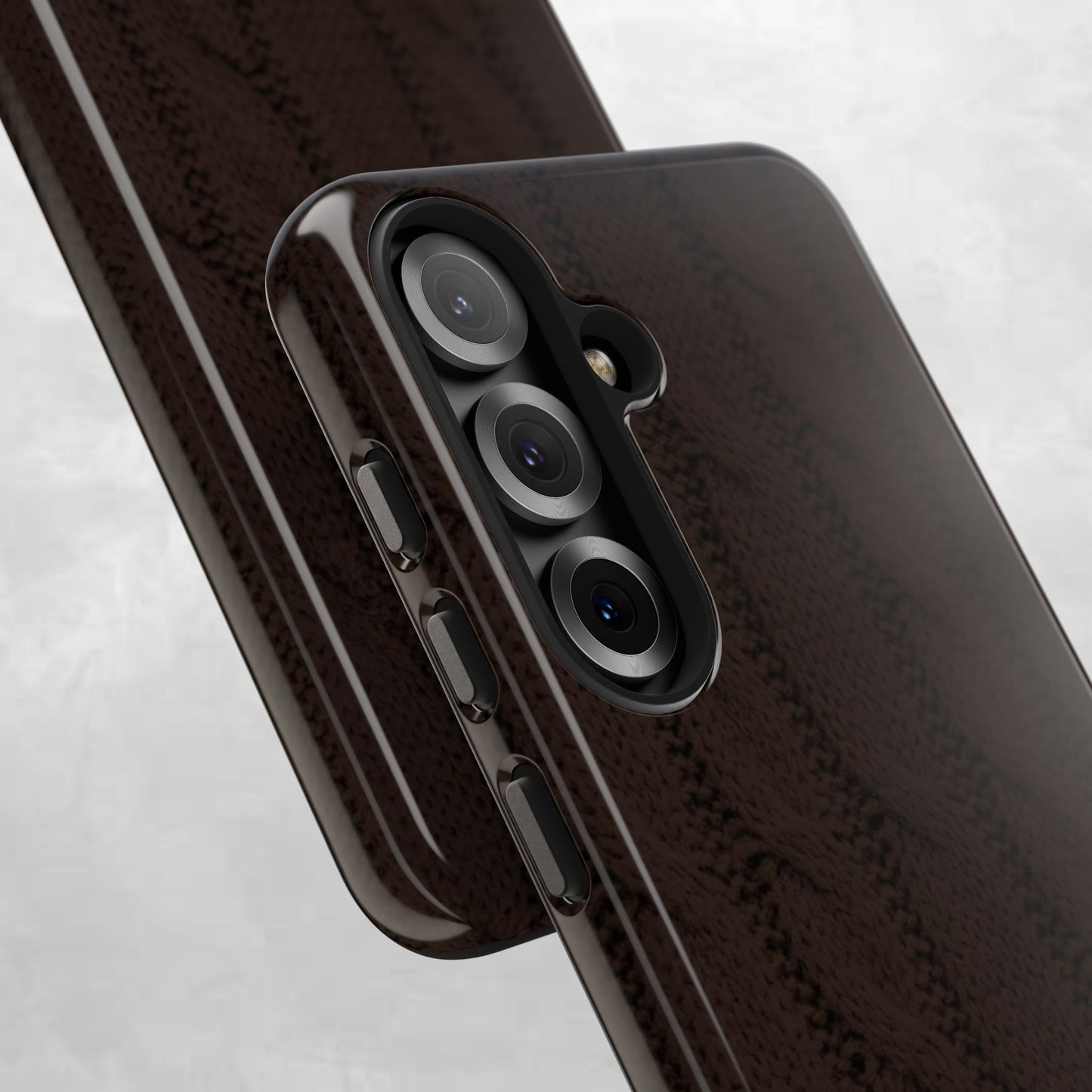 Cable Knit Chocolate Tough Phone Case — Vibes and Vogue Protective Cover