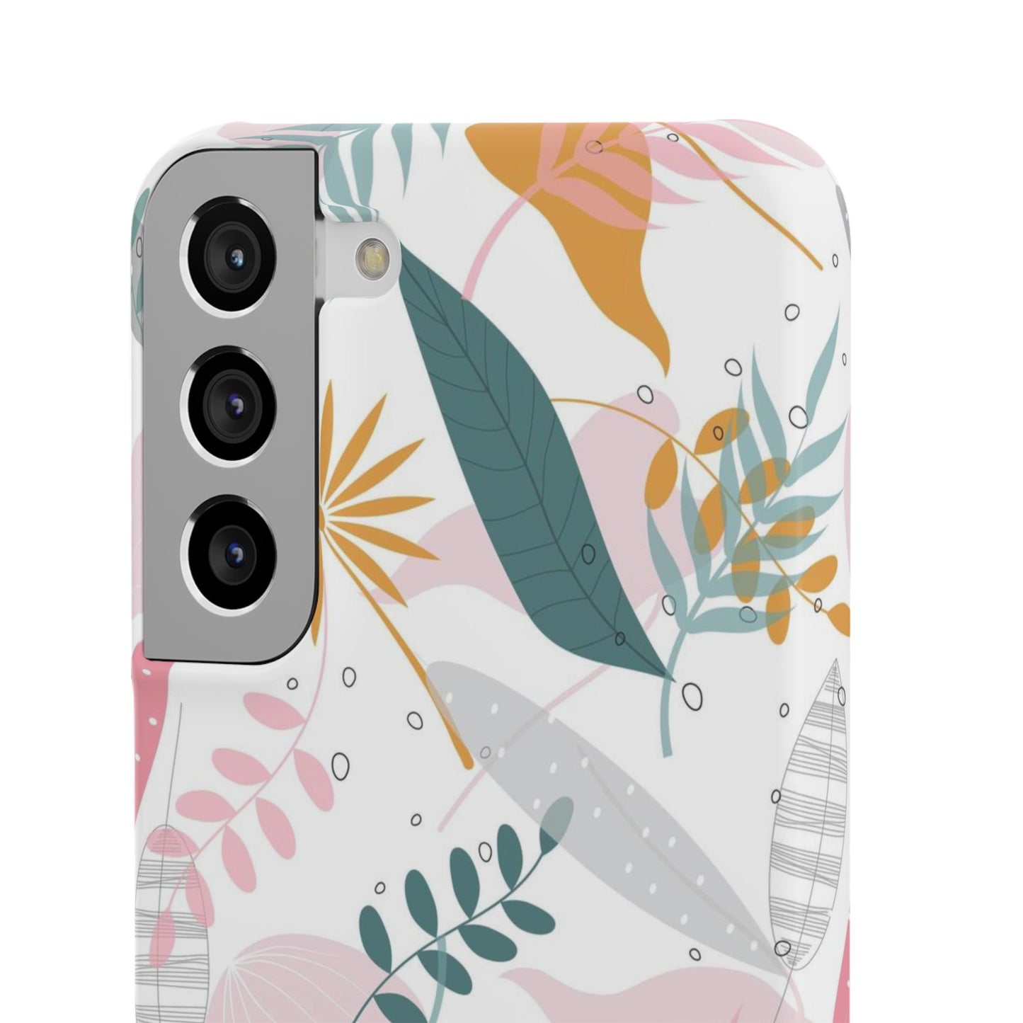 Floral Snap Case - Stylish Phone Protector with Botanical Design