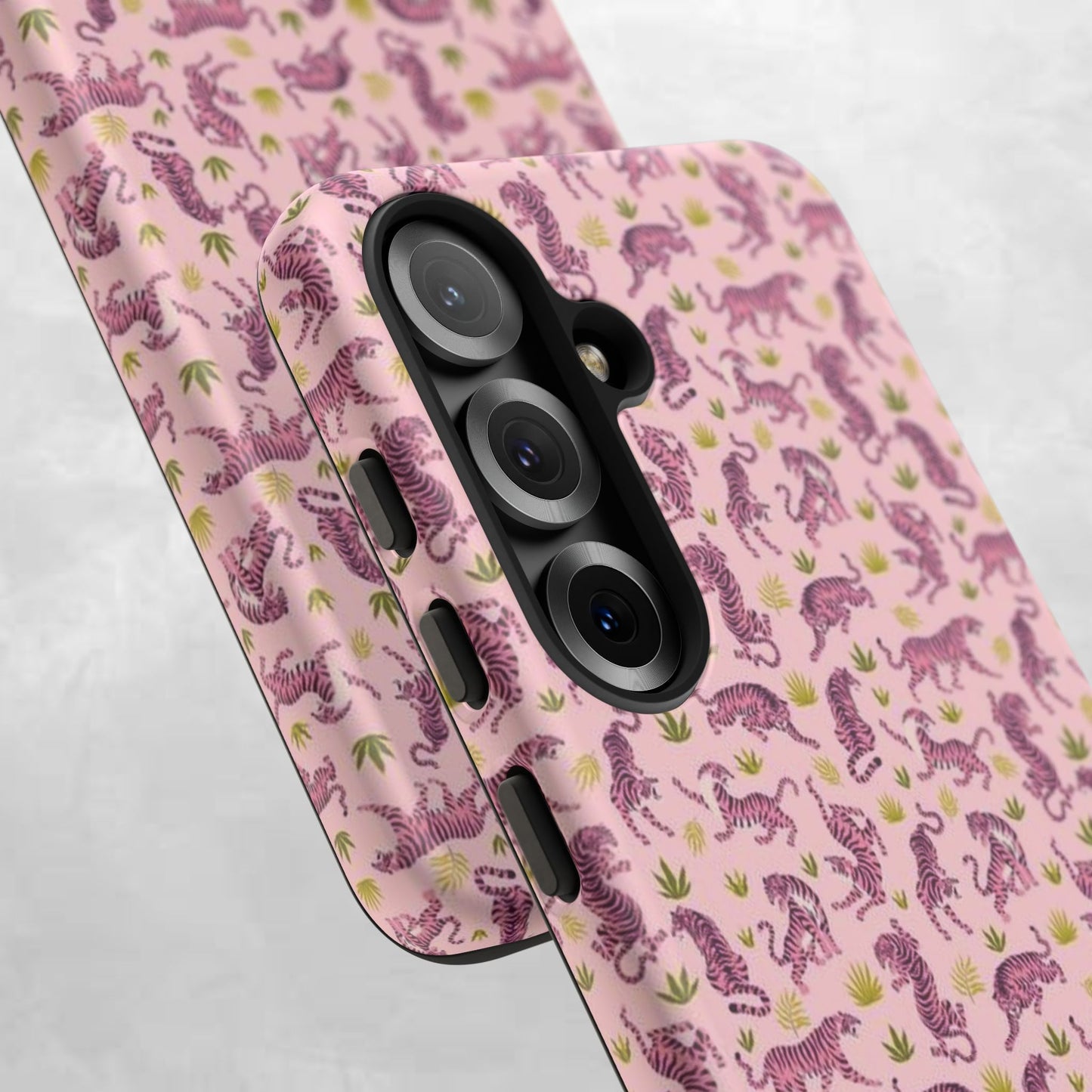 Pink Tiger Pattern Phone Case - Tough Cases