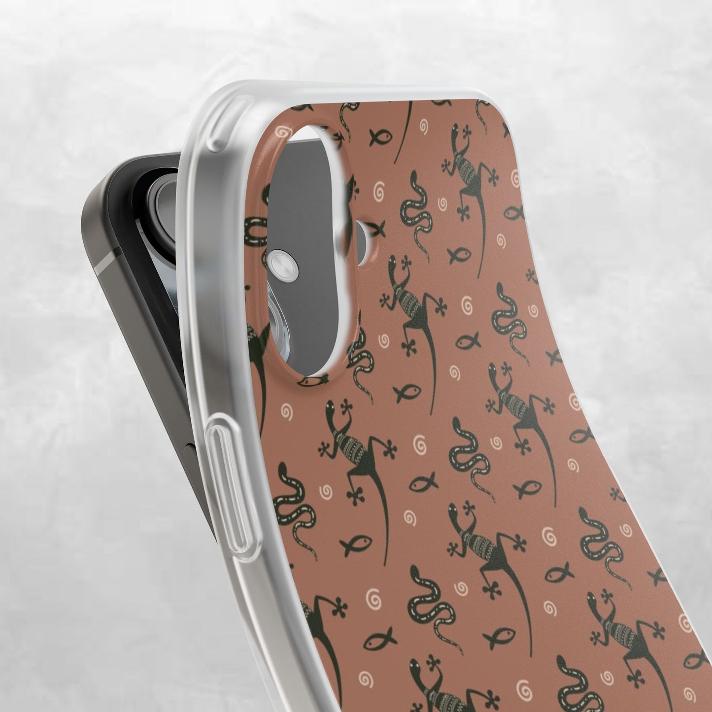 Whimsical Flexi Cases for Trendy Phone Protection, Stylish Accessories, Gift Idea for Animal Lovers, Eco-Friendly Design, Cute Lizard [...]