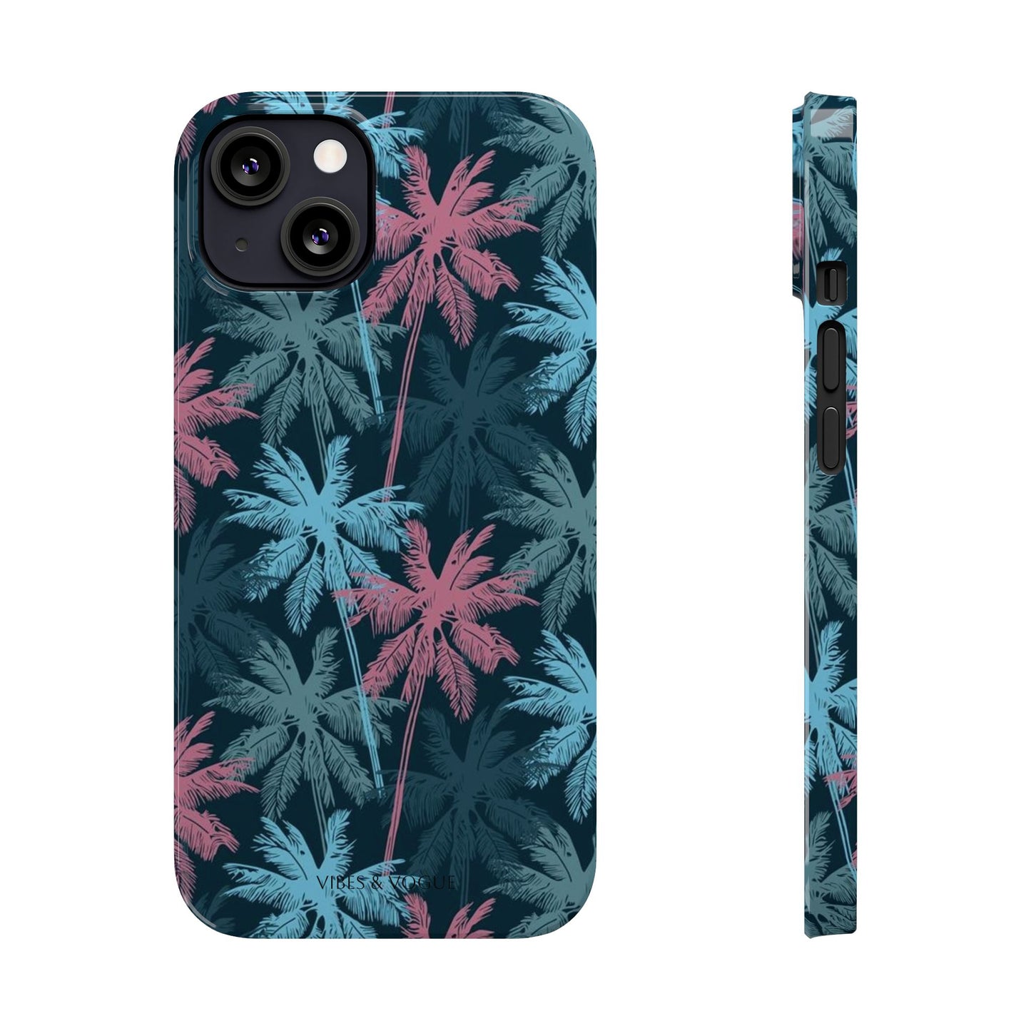 Tropical Vibes Slim Phone Case - Summer Botanical Design