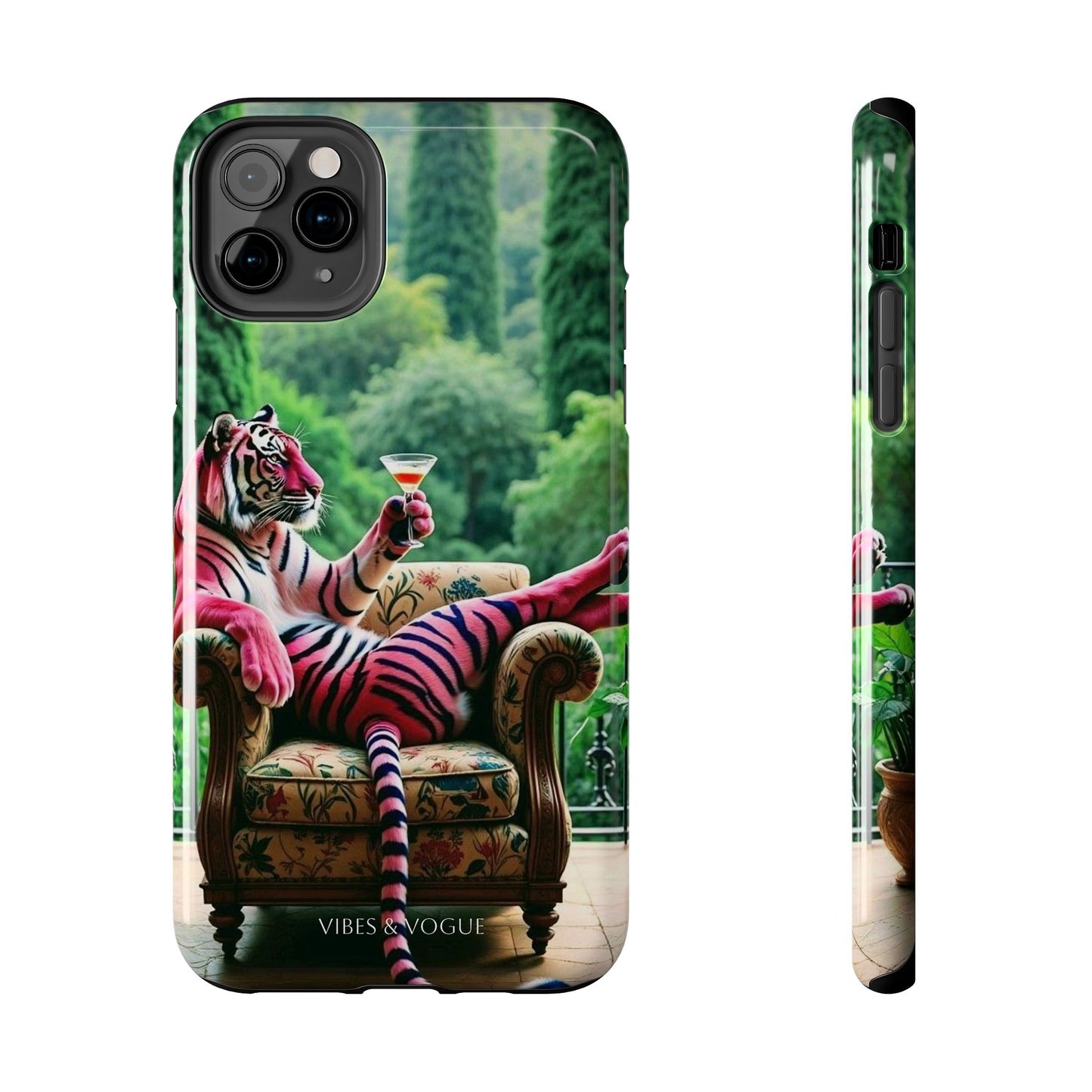 Relaxed Tiger Phone Case | Tough Case for Animal Lovers, Unique Gift for Friends, Stylish Tech Accessories, Fun Phone Cover, Vibrant Design