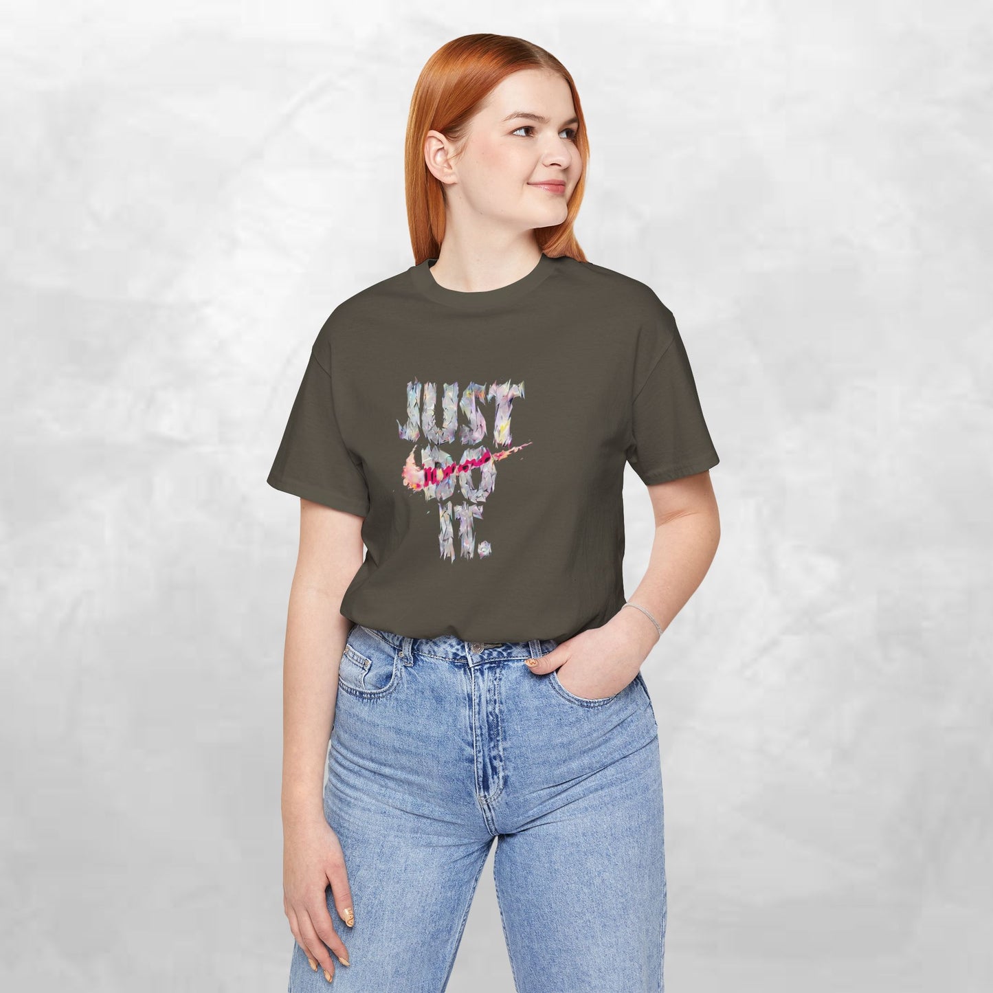 Motivational Graphic Tee - Unisex Jersey Short Sleeve T-Shirt, Just Do It Shirt, Casual Wear, Fitness Apparel, Gift Idea