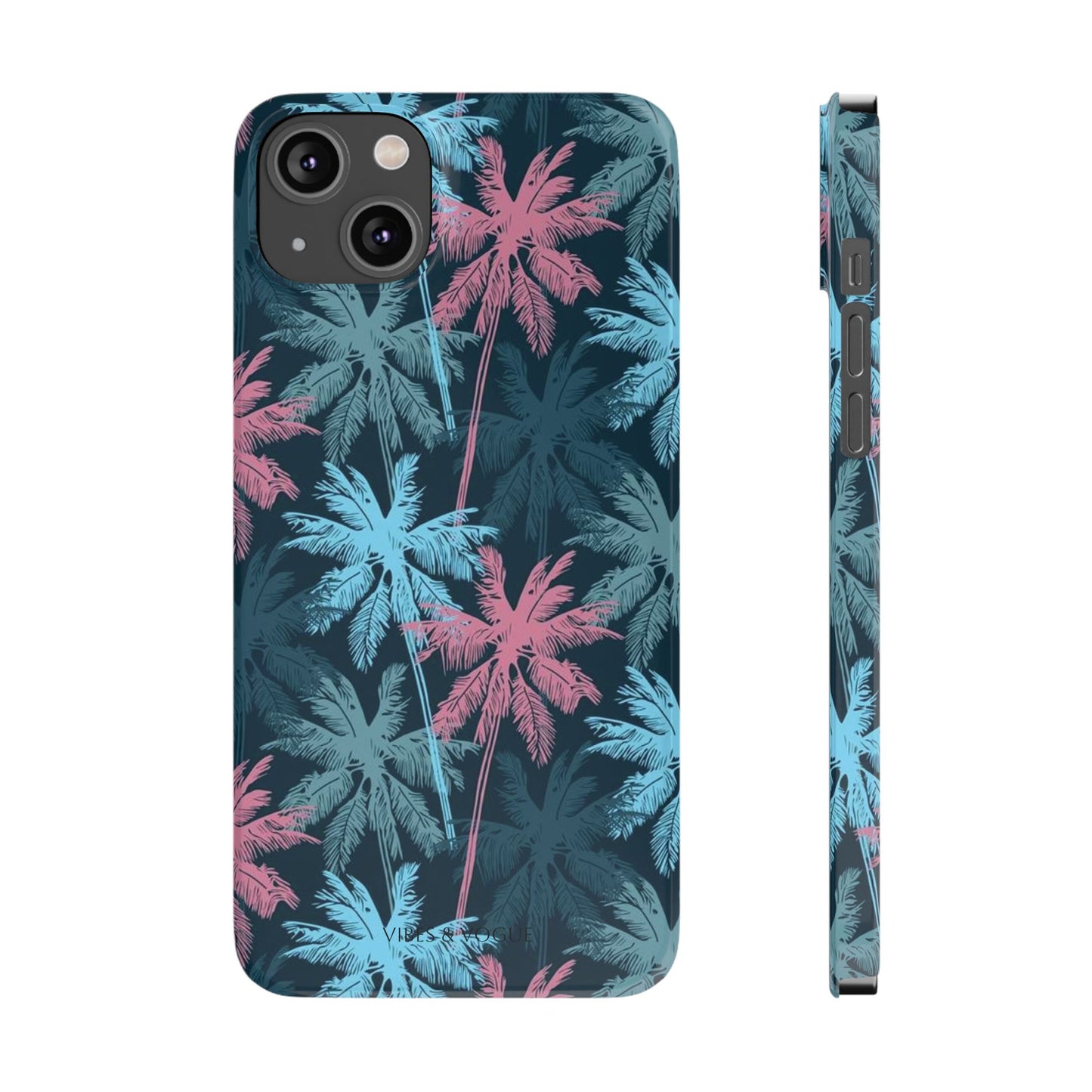 Tropical Vibes Slim Phone Case - Summer Botanical Design