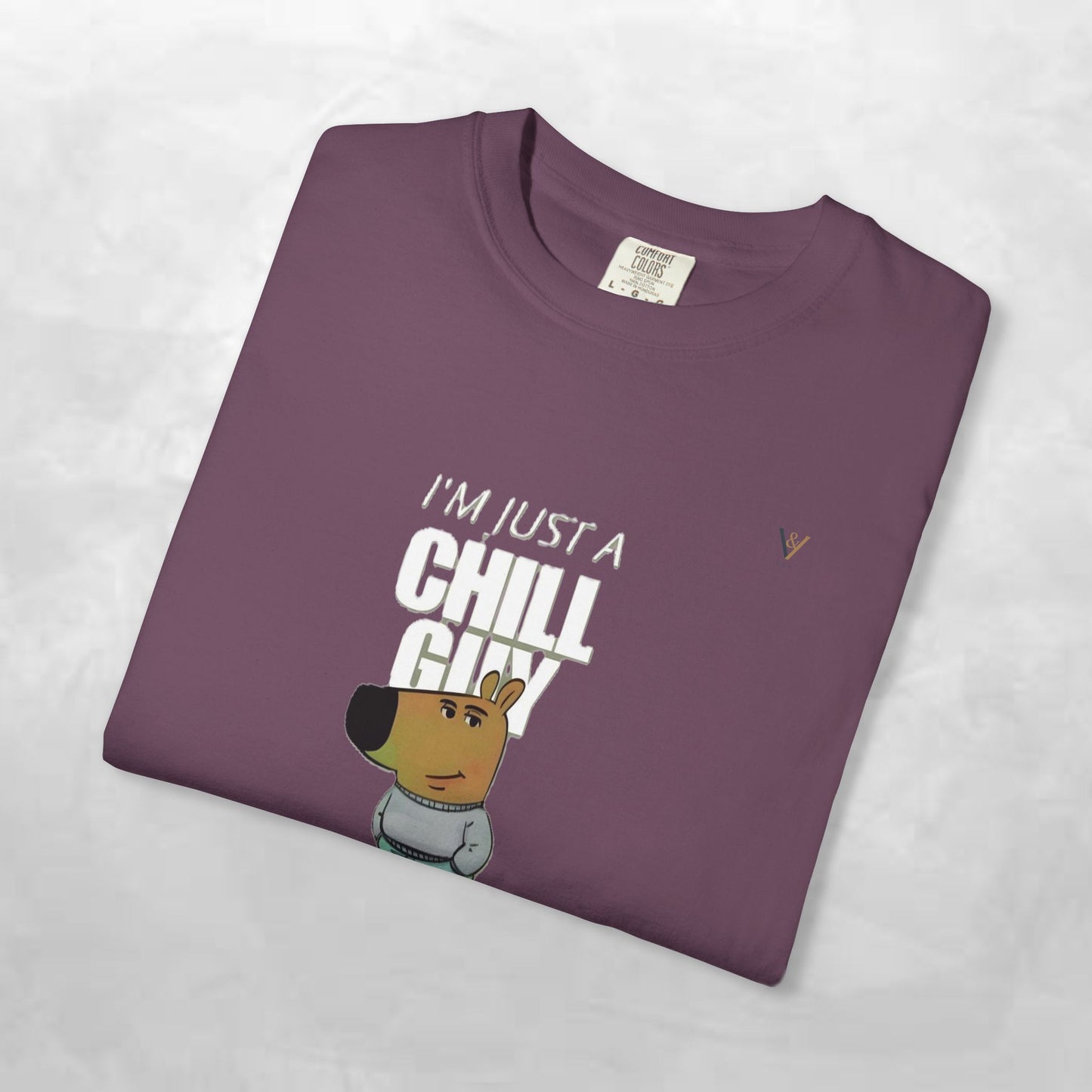 Chill Guy Graphic T-Shirt - Relaxed Unisex Tee for Casual Vibes