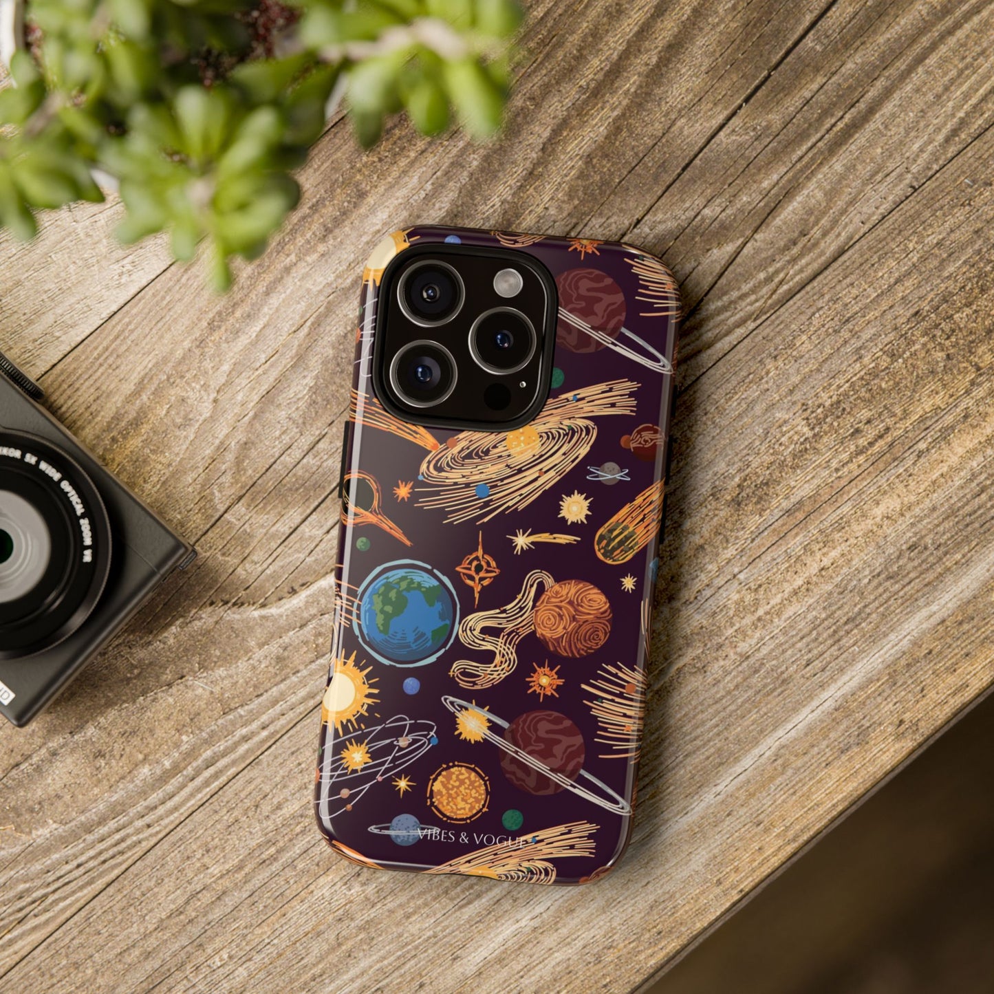 Space-Themed Phone Case - Cosmic Galaxy Design, Durable Protective Cover, Unique Gift, Celestial Lover's Accessory