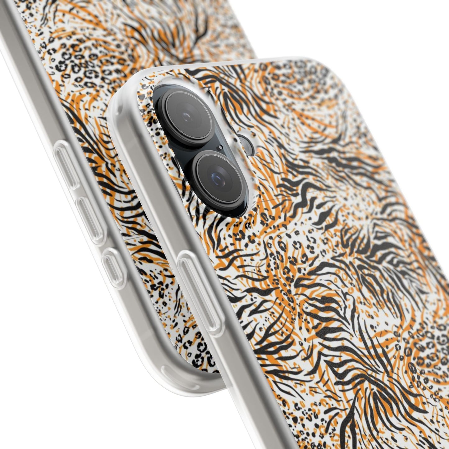Wild Animal Print Flexi Case for iPhone - Fierce & Trendy Design