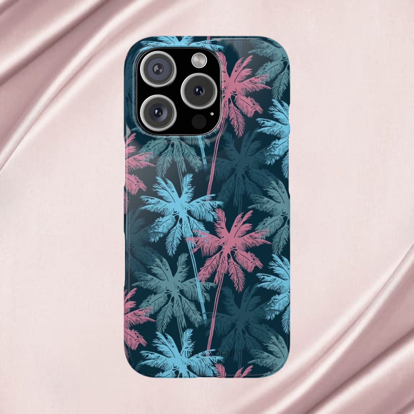 Tropical Vibes Slim Phone Case - Summer Botanical Design