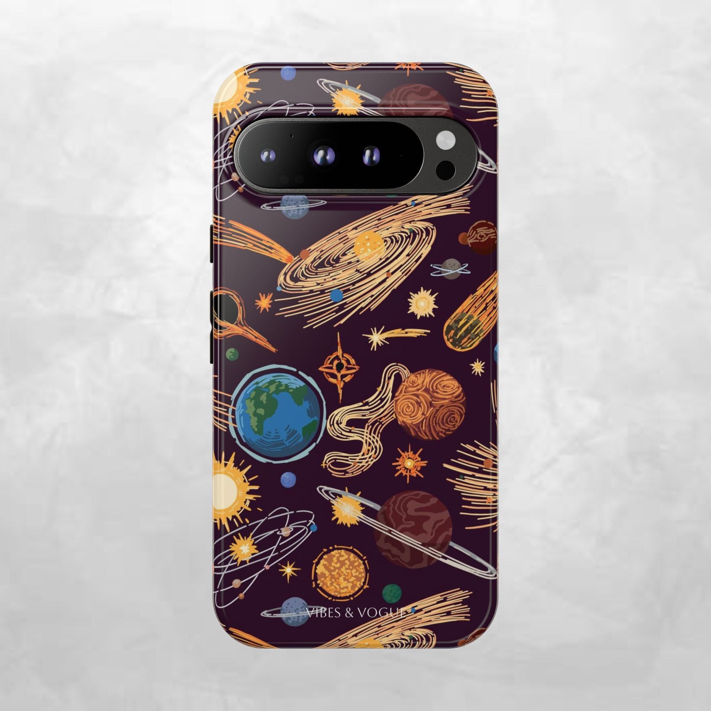 Space-Themed Phone Case - Cosmic Galaxy Design, Durable Protective Cover, Unique Gift, Celestial Lover's Accessory