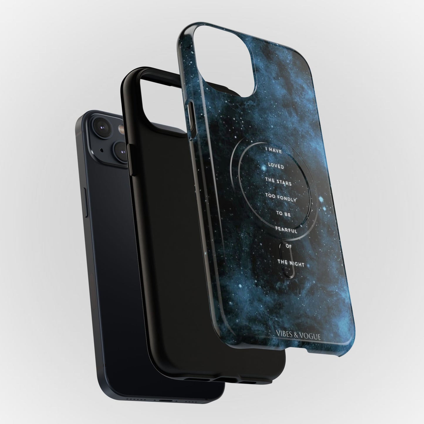 Galaxy-Inspired Tough Magnetic Phone Case - "I Have Loved the Stars"