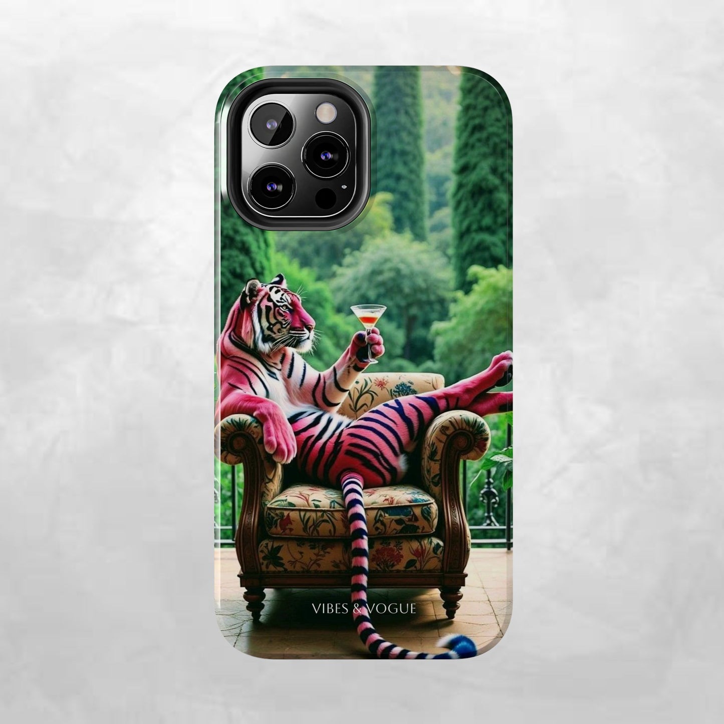 Relaxed Tiger Phone Case | Tough Case for Animal Lovers, Unique Gift for Friends, Stylish Tech Accessories, Fun Phone Cover, Vibrant Design
