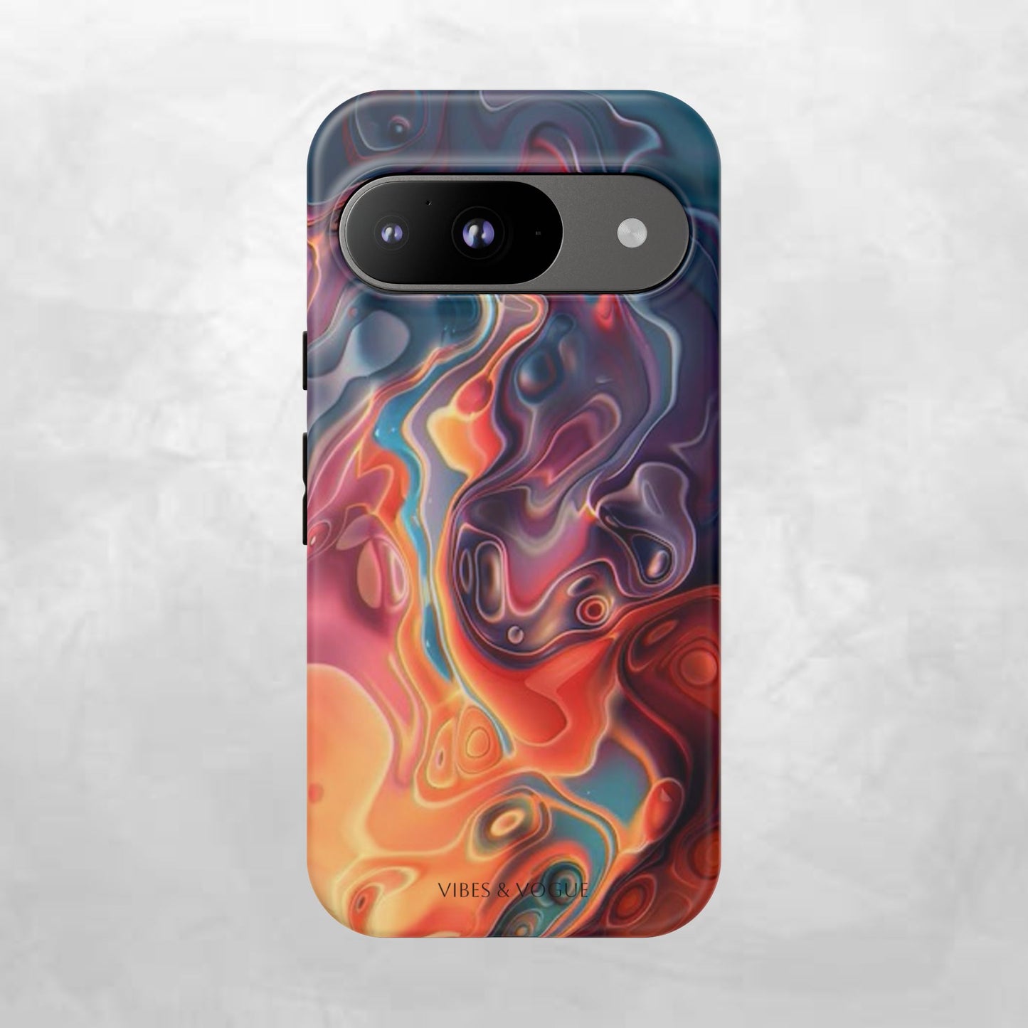 Colorful Phone Case, Abstract Print Cover, Tough Cases for Protection, Gift for Her, Modern Design, Trendy Mobile Accessory