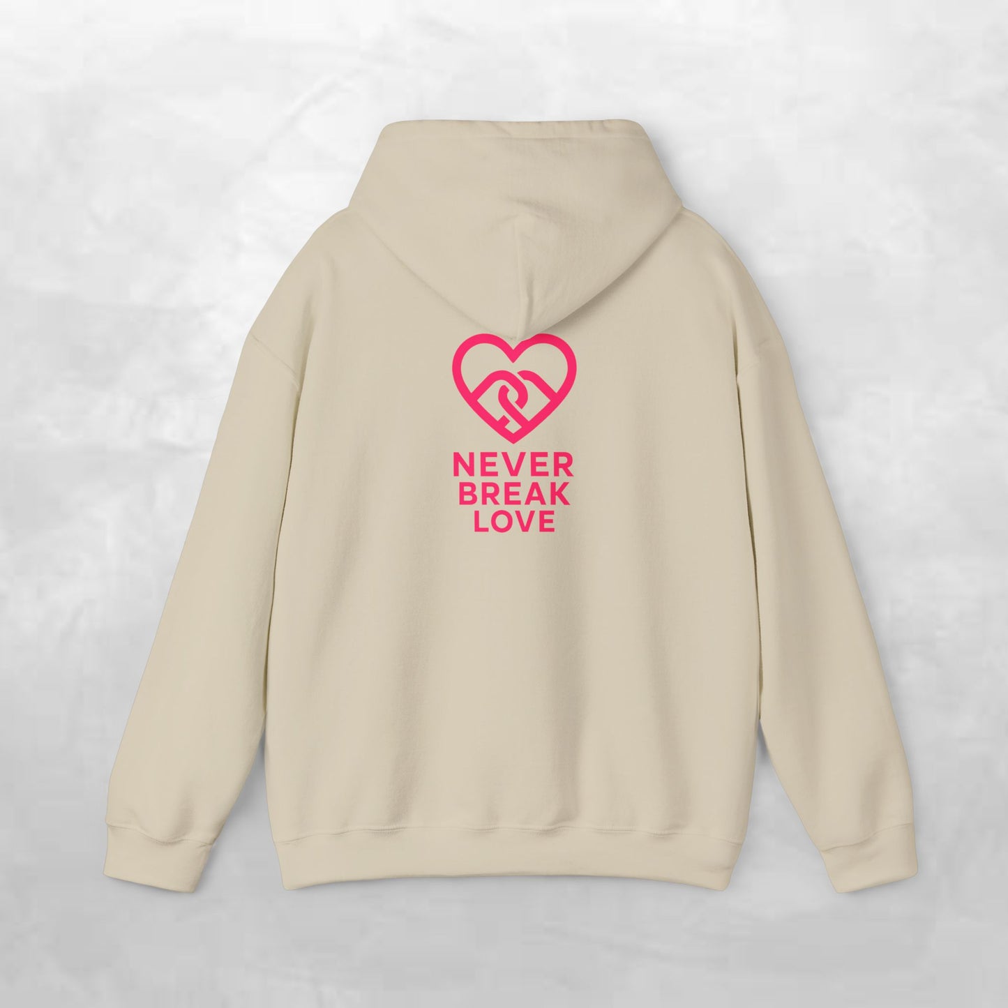 Never Break Love Hoodie, Unisex Sweatshirt, Cute Gift for Couples, Valentine’s