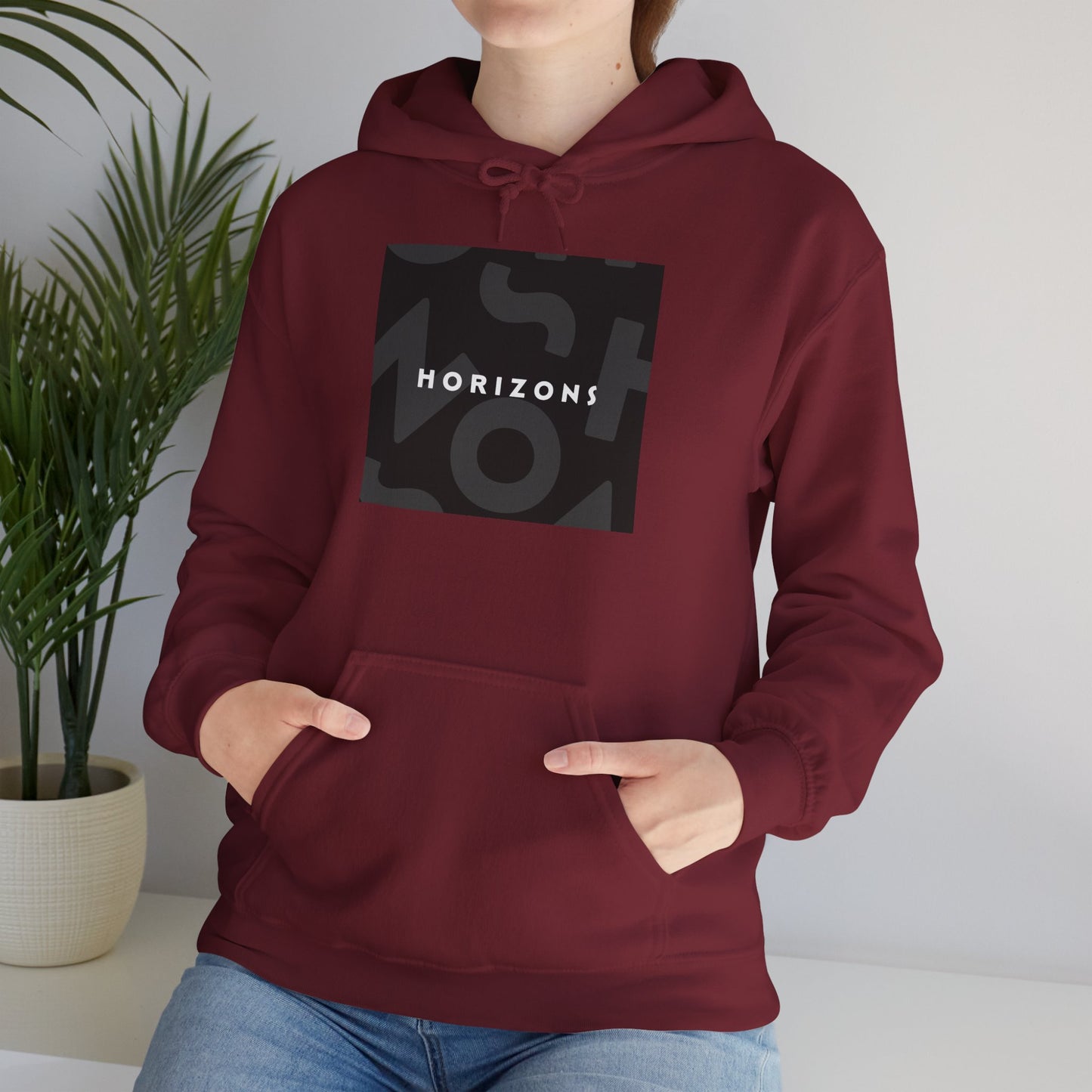 Horizons Unisex Heavy Blend™ Hooded Sweatshirt - Cozy Graphic Hoodie for Casual Wear