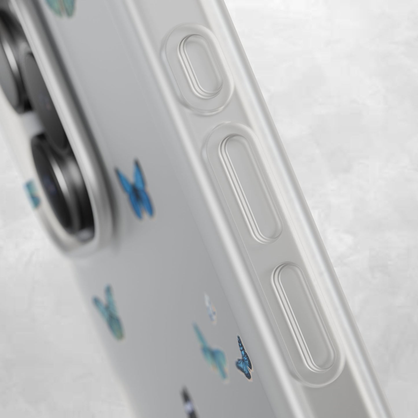 Butterfly Vibes Phone Case, Flexible Phone Cover, Elegant Phone Accessory, Gift for Nature Lovers, Spring Decor, Eco-Friendly Case