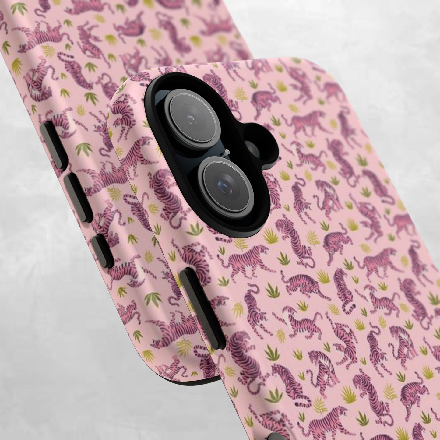 Pink Tiger Pattern Phone Case - Tough Cases
