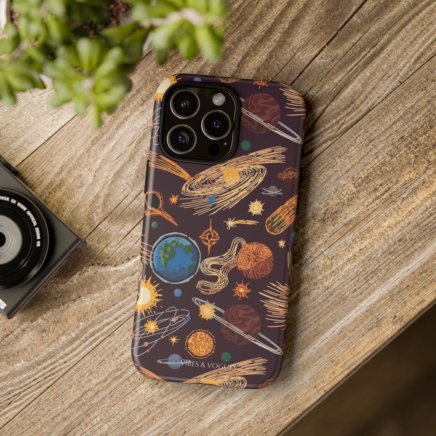 Space-Themed Phone Case - Cosmic Galaxy Design, Durable Protective Cover, Unique Gift, Celestial Lover's Accessory