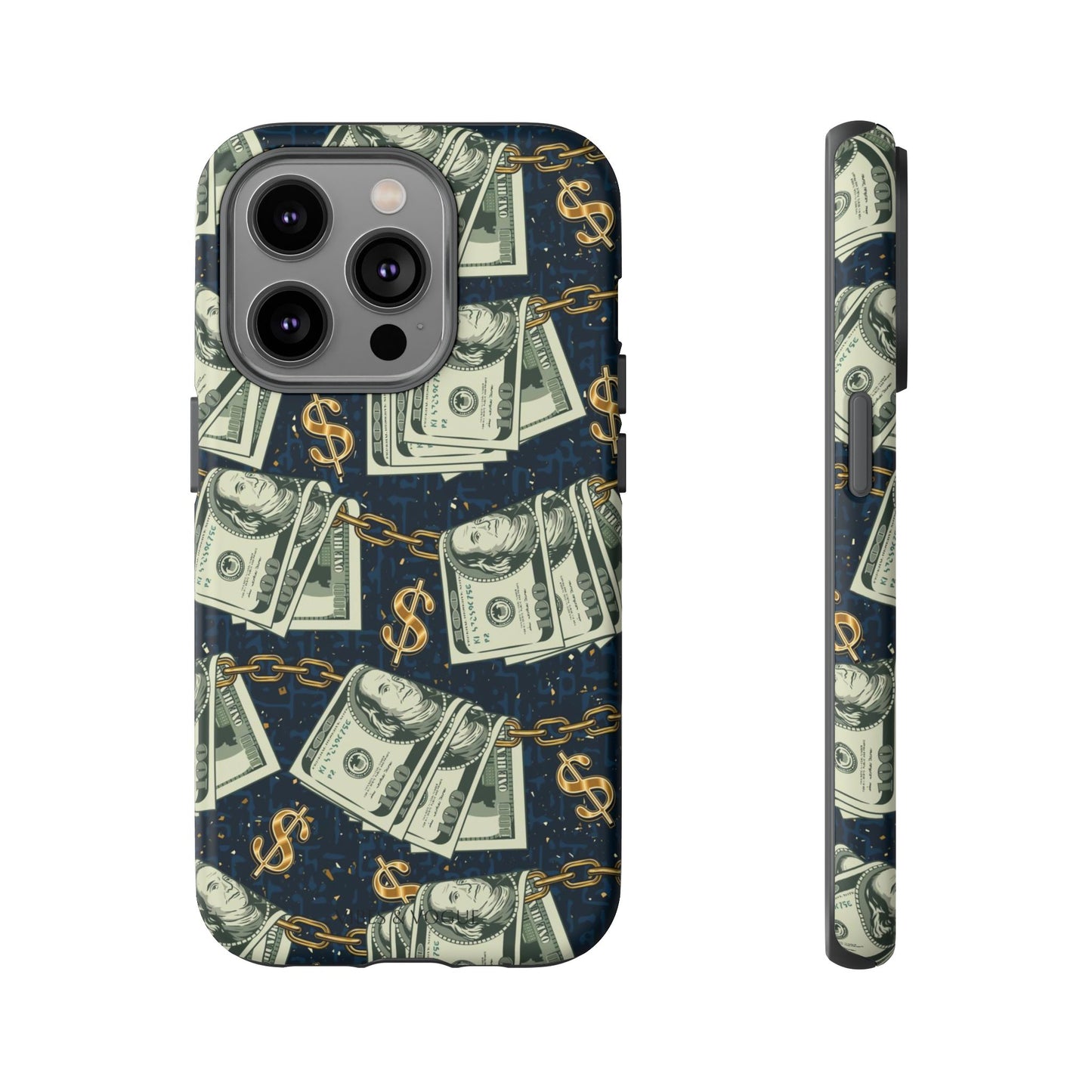 Money Motivation Phone Case, Tough Cases for iPhone, Money Design Phone Accessory, Trendy Tech Gifts, Unique Phone Cover