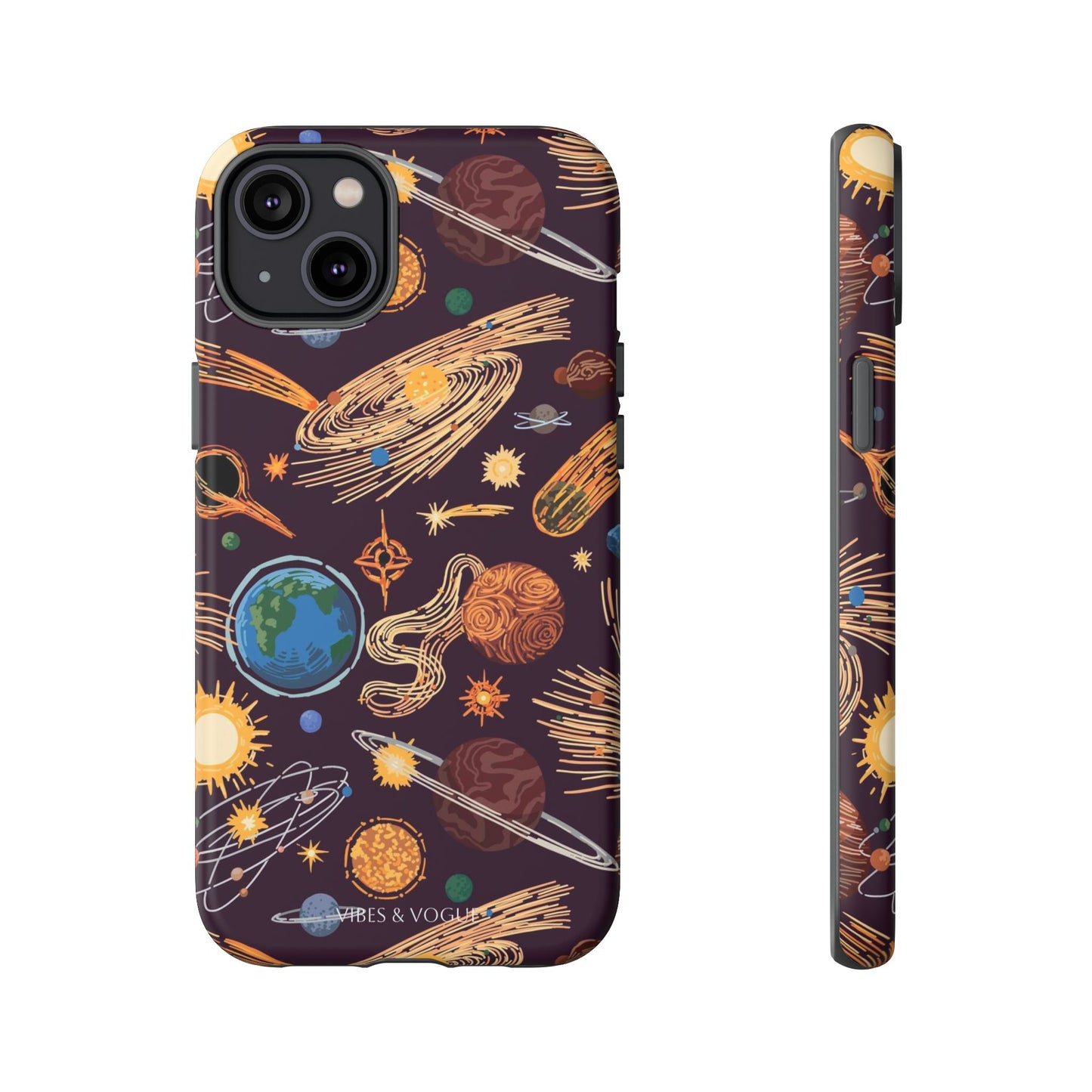 Space-Themed Phone Case - Cosmic Galaxy Design, Durable Protective Cover, Unique Gift, Celestial Lover's Accessory